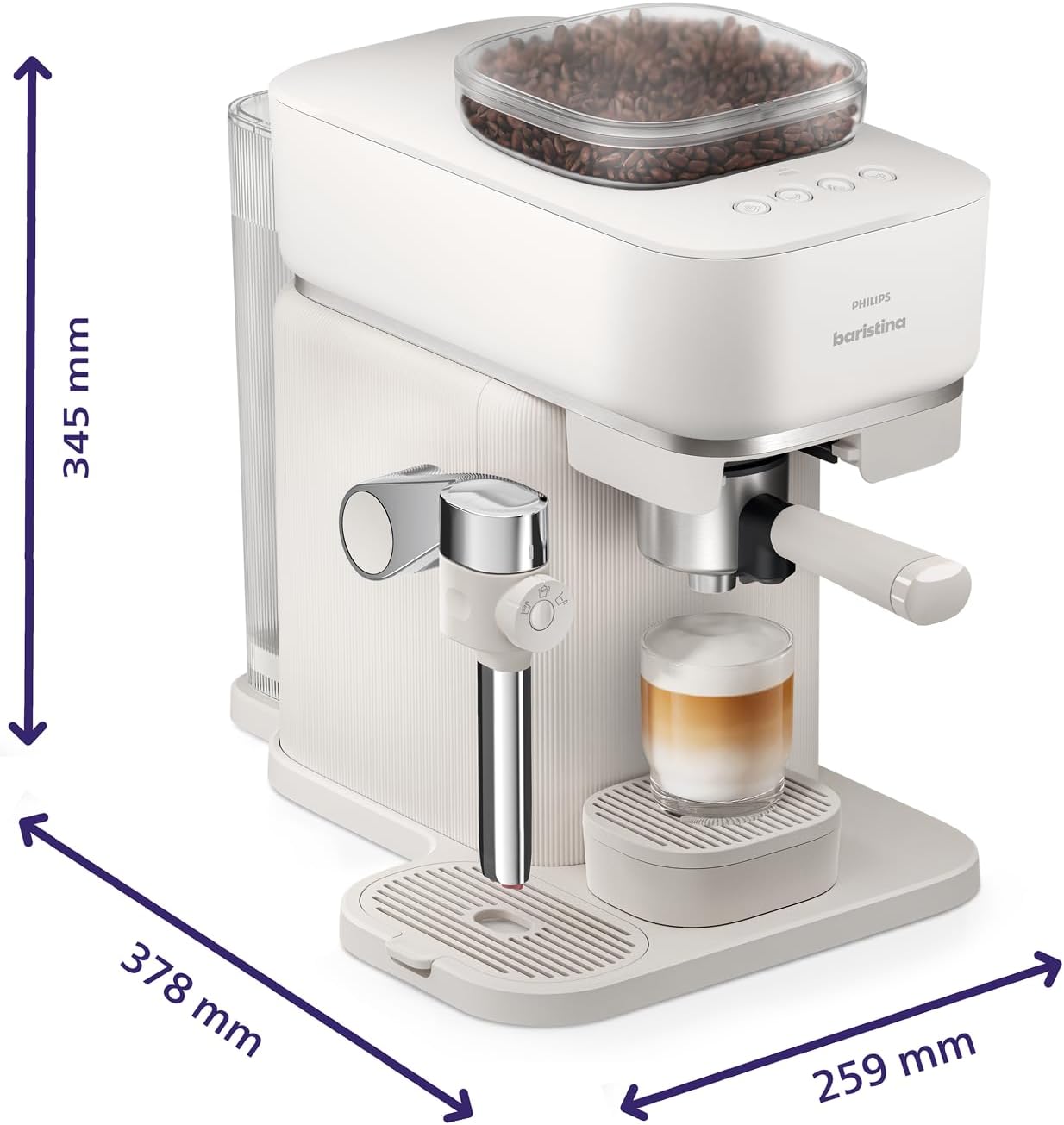 Philips Baristina Review: 16 Bar Auto Grind, Brew & Milk Espresso Machine - Image 7