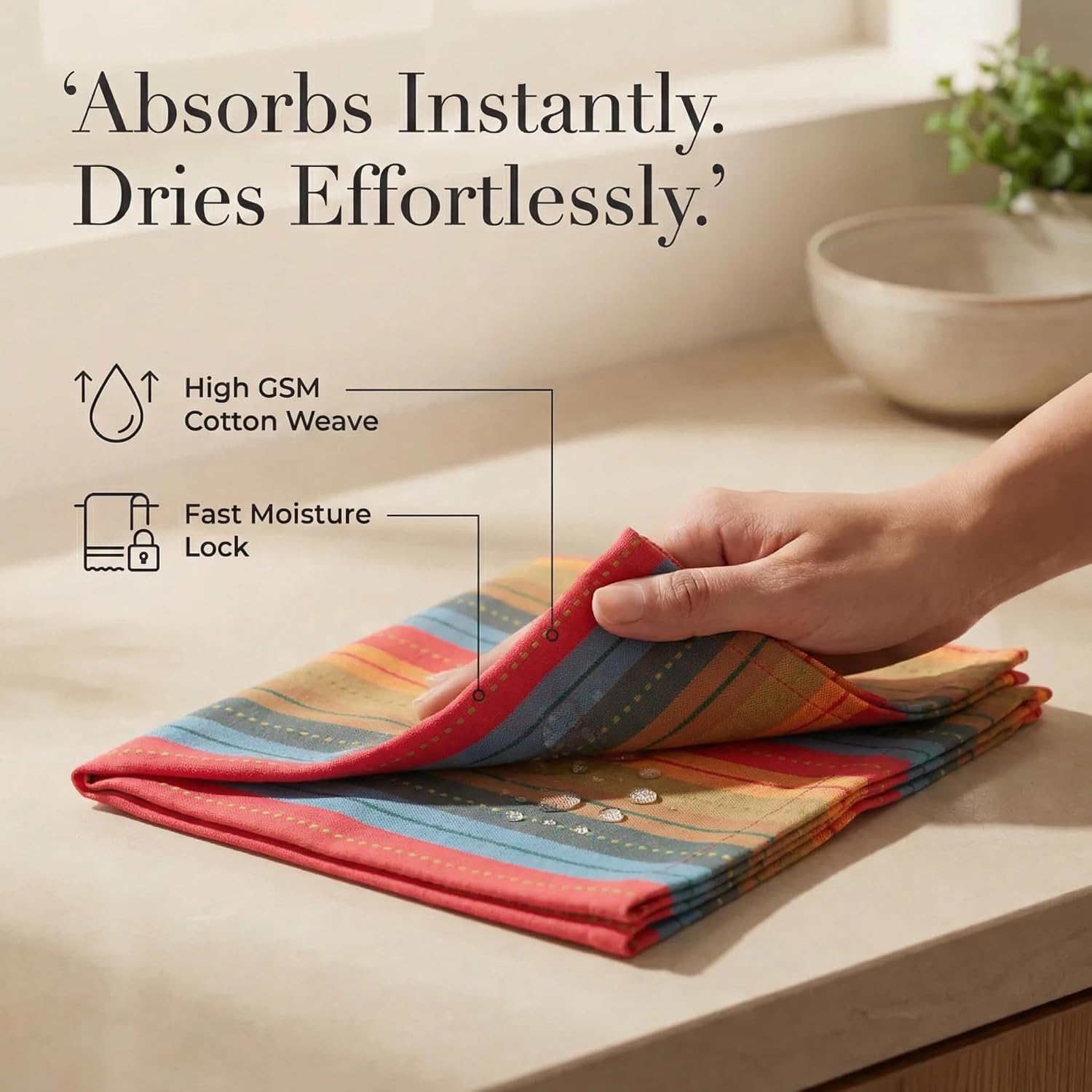 Urban Villa Red Stripe Cotton Napkins (12-Pack) Review - Thanksgiving 20x20 - Image 3
