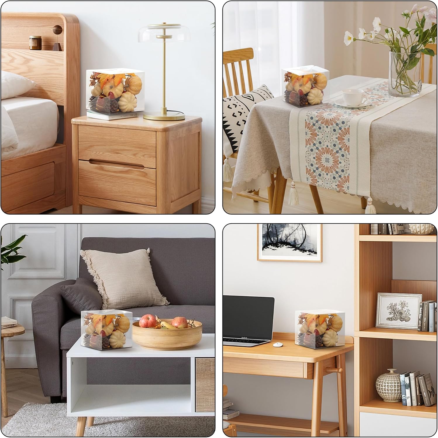 Fall Home Decor Assortment: Pumpkins, Acorns, Pinecones, Berries & Leaves. - Image 4