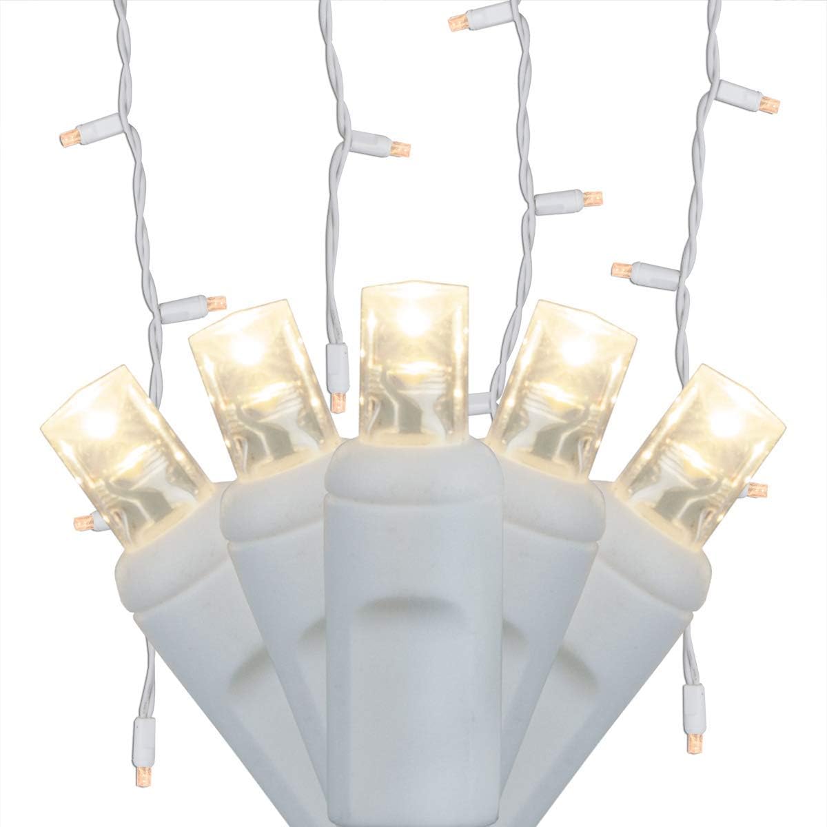 7ft Commercial Warm White LED Icicle Lights Review - Indoor/Outdoor - Image 5