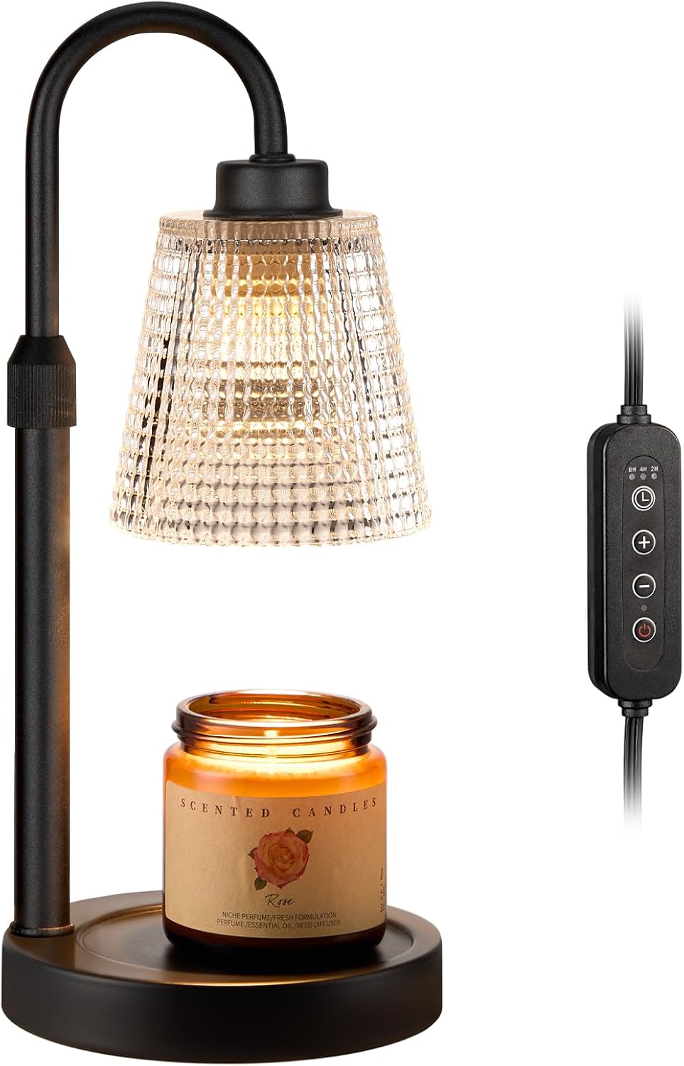 Dimmable & Adjustable Candle Warmer Lamp with Timer. Perfect Home Decor Gift. - Image 6