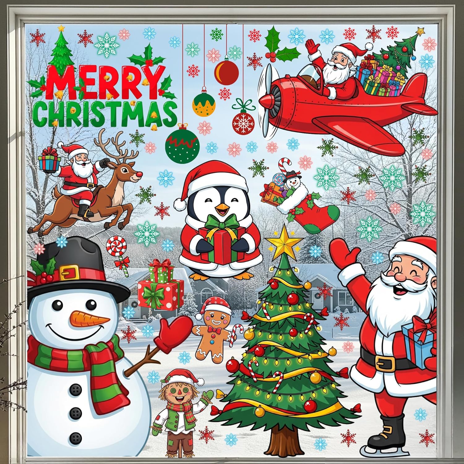 Christmas Window Clings Review: Festive Decals & Glass Decor - Image 2