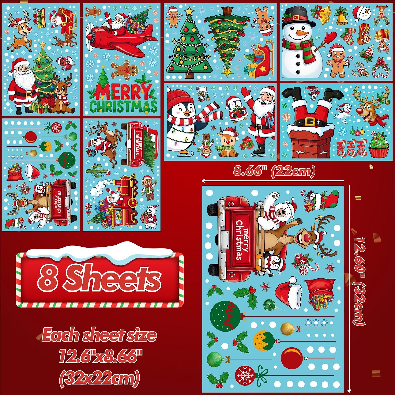 Christmas Window Clings Review: Festive Decals & Glass Decor - Image 4