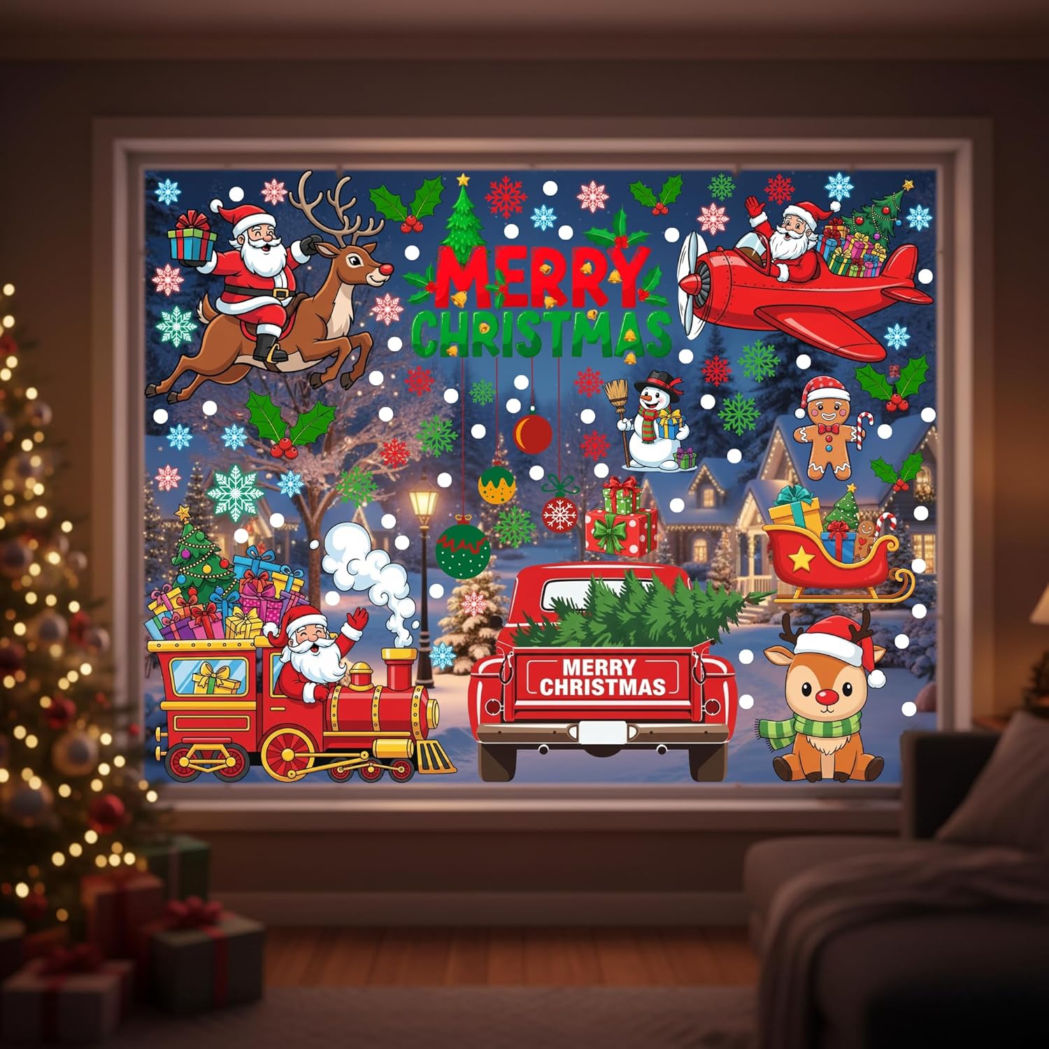Christmas Window Clings Review: Festive Decals & Glass Decor - Image 6