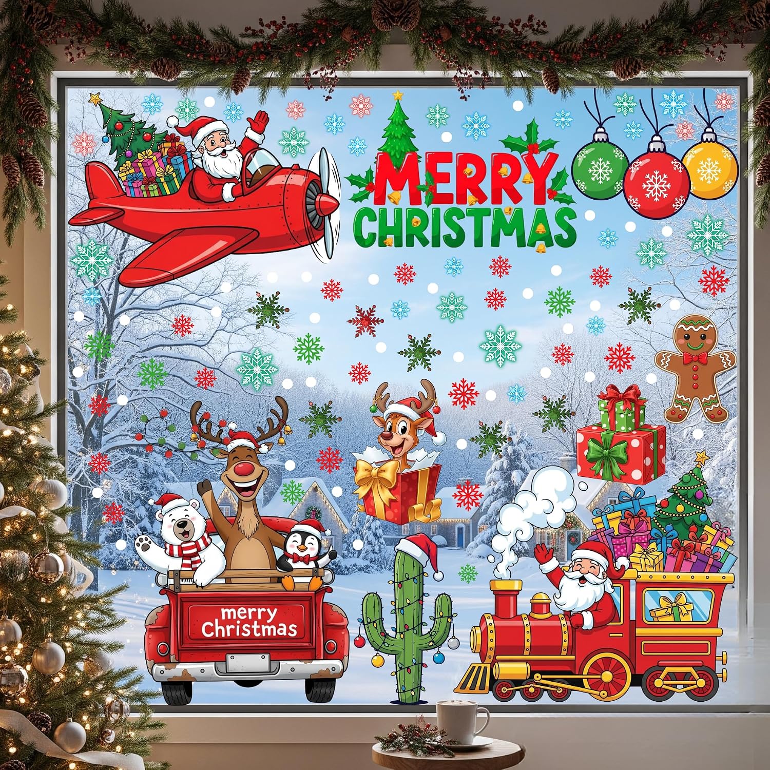 Christmas Window Clings Review: Festive Decals & Glass Decor - Image 7