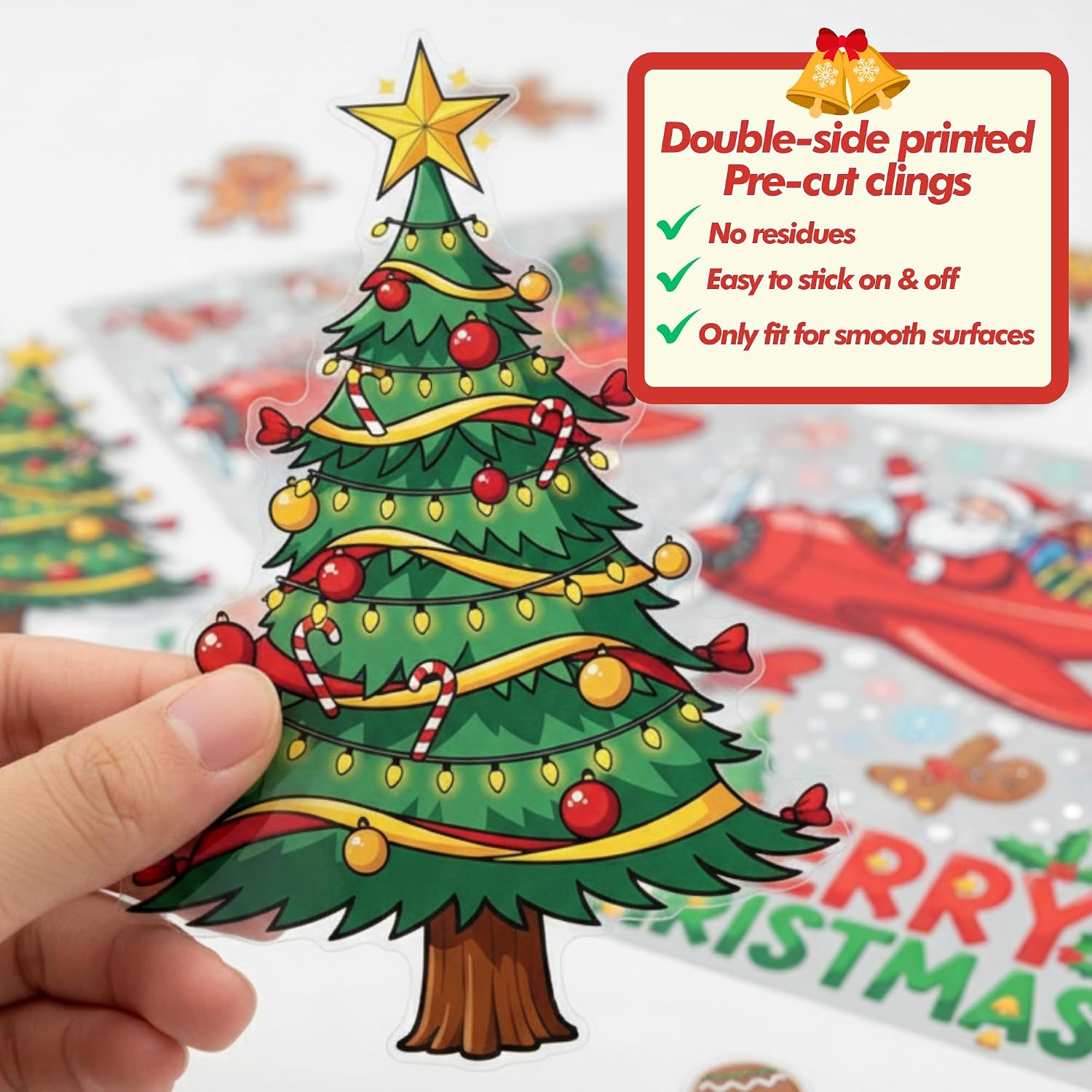 Christmas Window Clings Review: Festive Decals & Glass Decor - Image 8