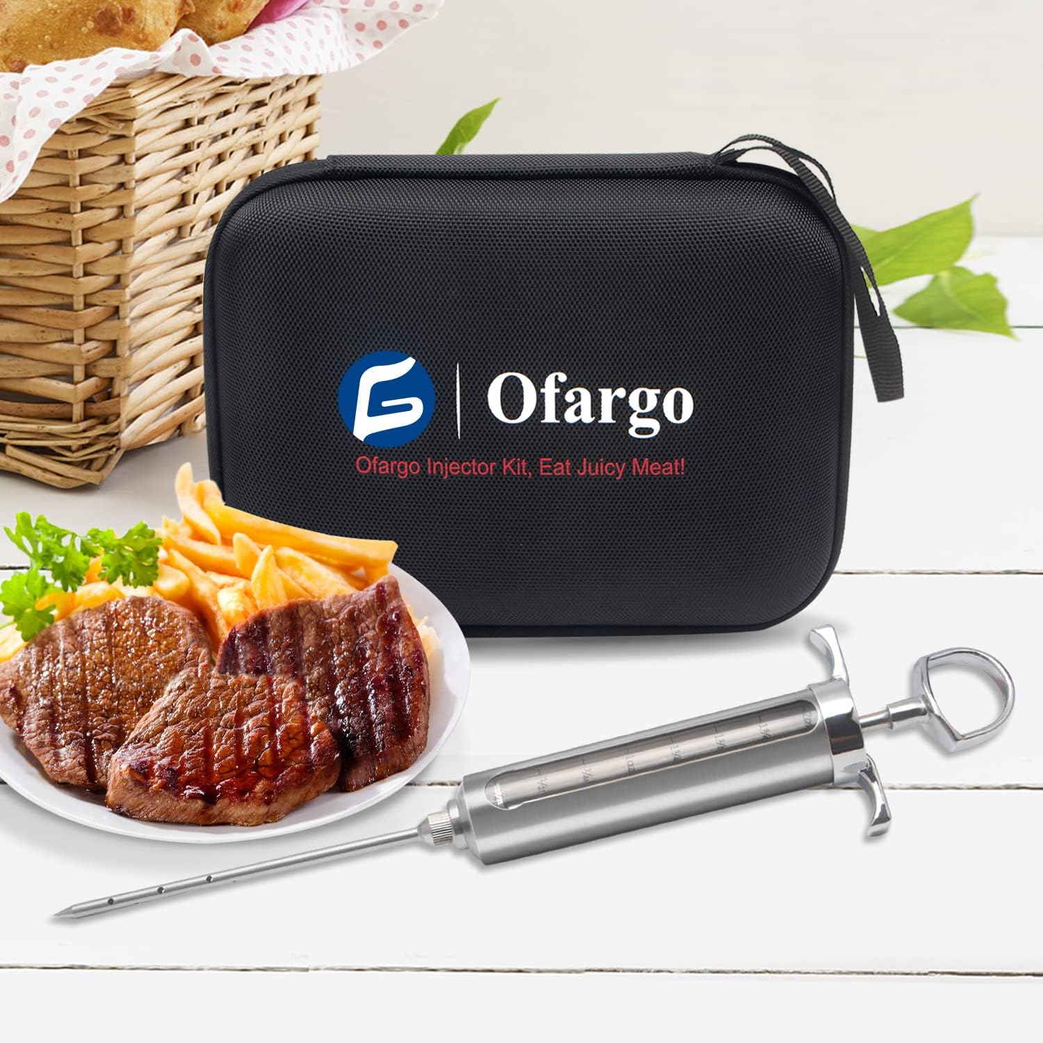 Ofargo Meat Injector Kit Review: 3 Marinade Needles for Smoker Meats + Manual - Image 3