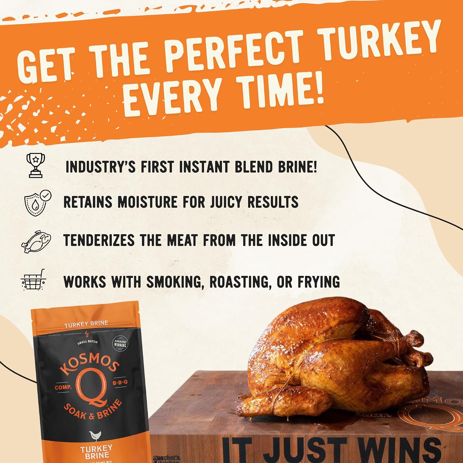 Kosmos Q Turkey Brine Kit: Brown Sugar Worcestershire for Juicy Turkey - Image 4