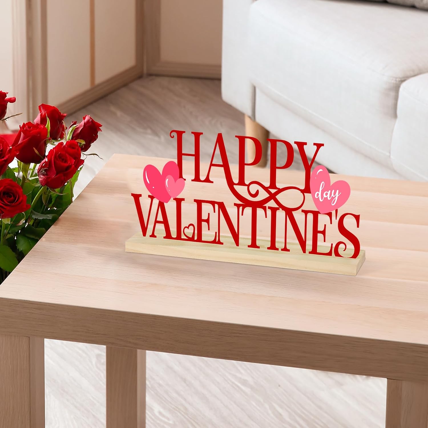 Metal Valentine's Day Heart Sign & Home Decor for Tabletop - Image 6