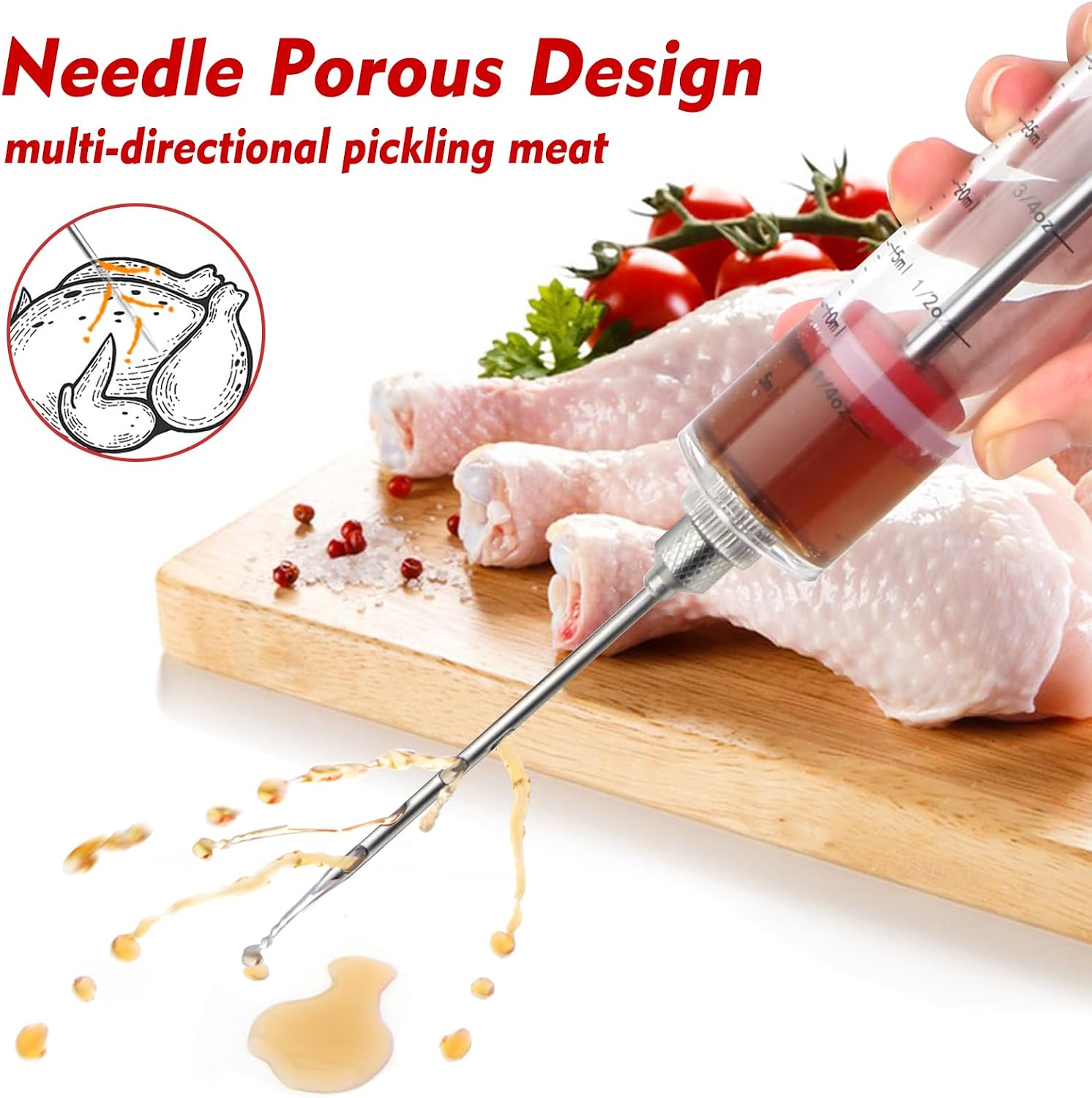 BBQ Meat Injector Kit Review for Turkey & Grill - Image 2