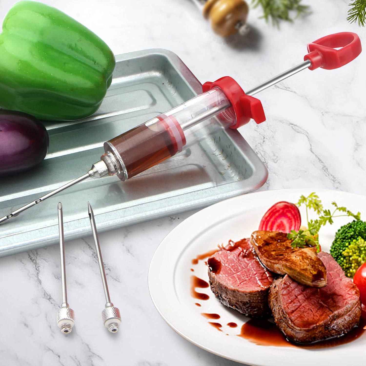BBQ Meat Injector Kit Review for Turkey & Grill - Image 6