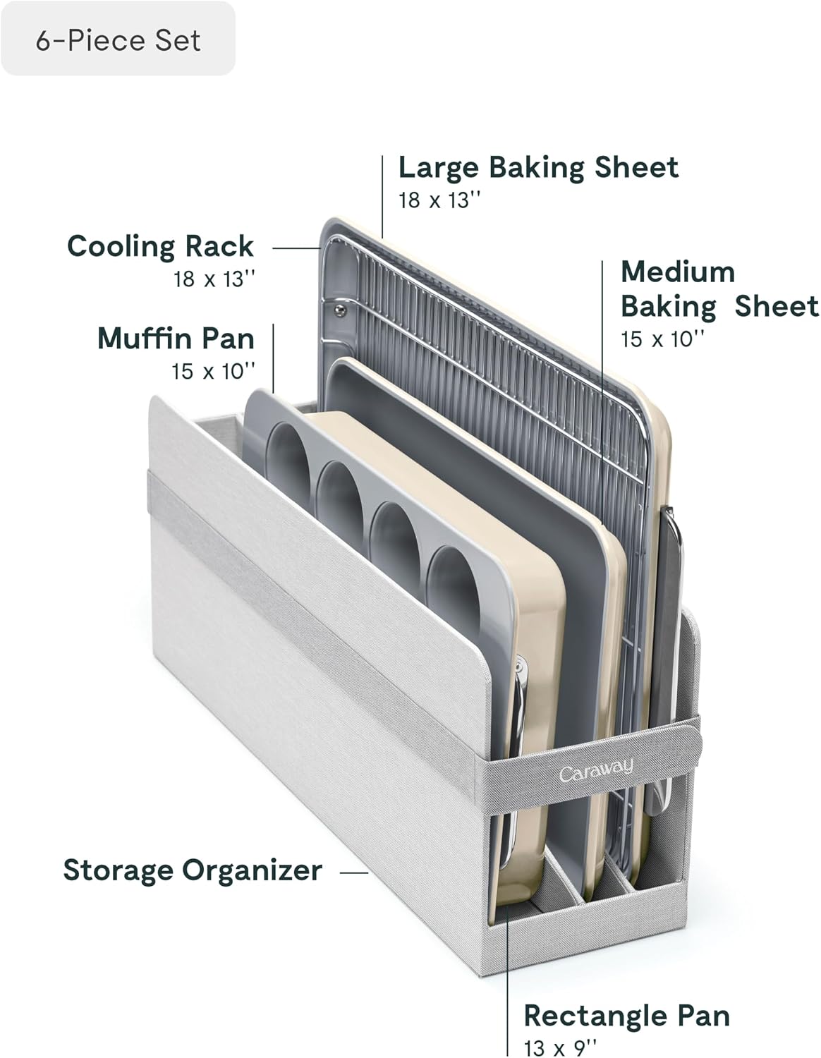 Caraway 5-Pc Non-Stick Ceramic Bakeware Review, Non-Toxic - Image 3