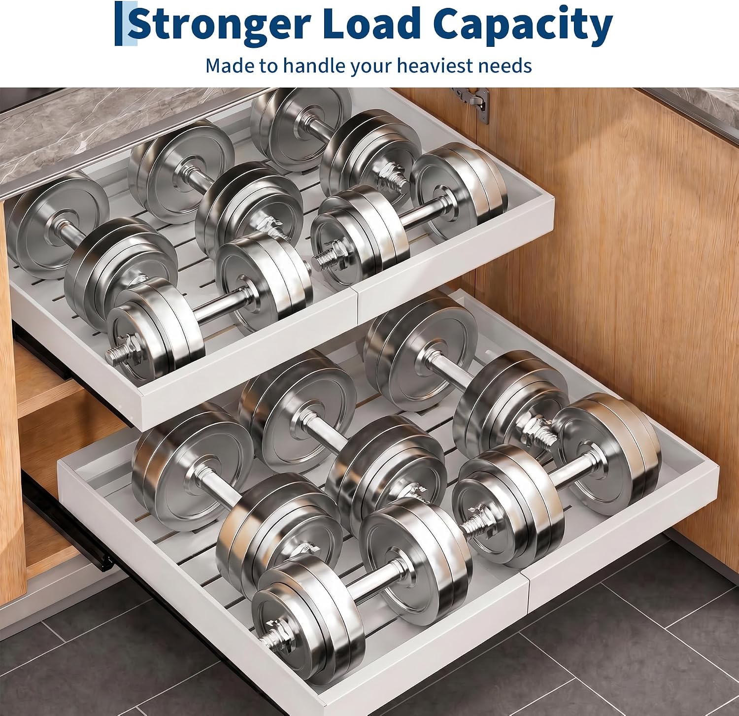 Review: Garvee 2-Pack Expandable Under-Sink Pull-Out Storage - Image 5