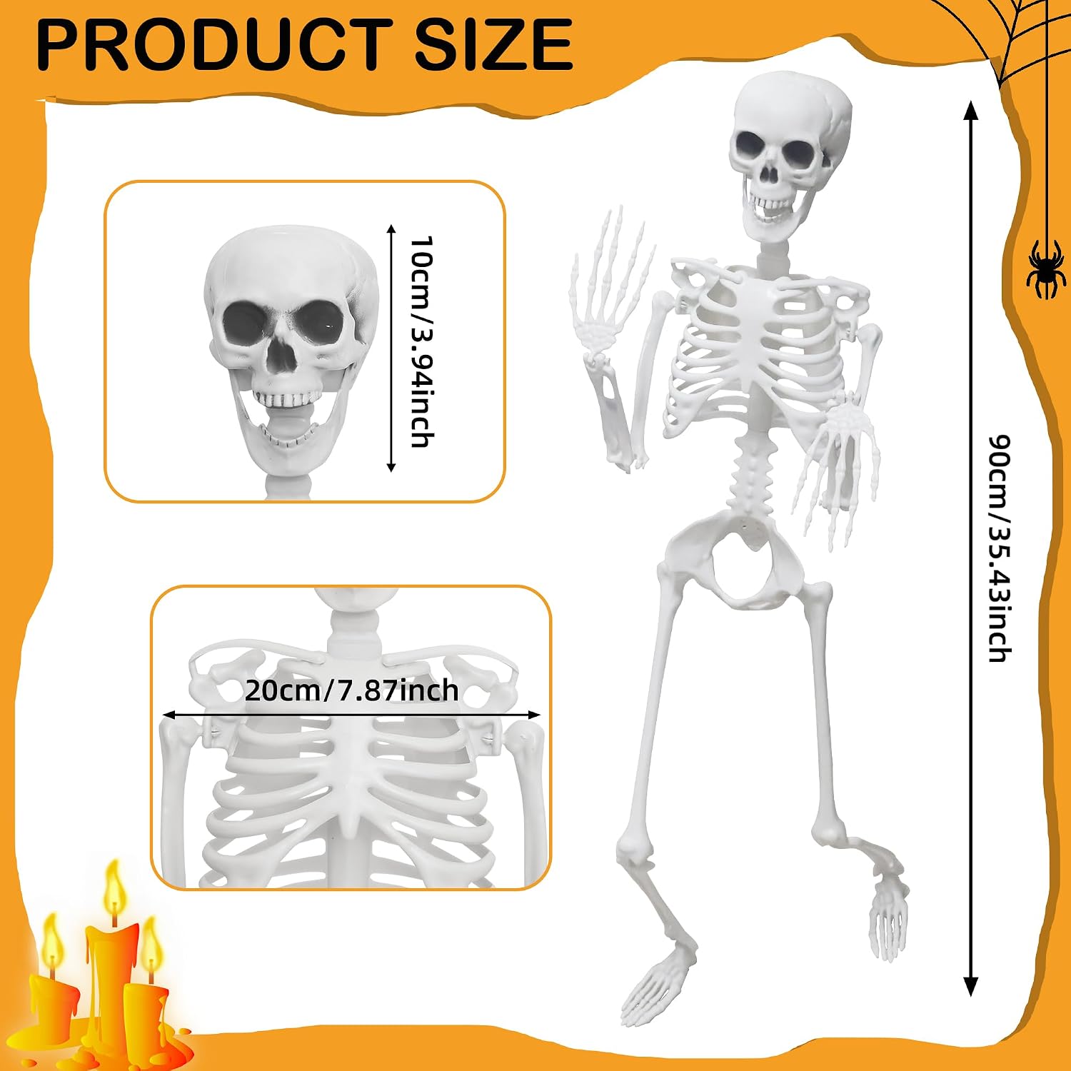 <p><strong>Poseable 3ft Skeleton: Perfect Halloween Decor Review</strong></p> - Image 3