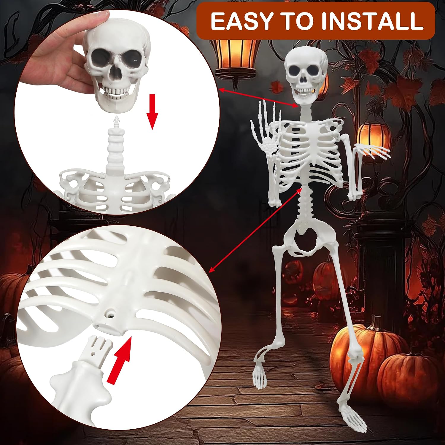<p><strong>Poseable 3ft Skeleton: Perfect Halloween Decor Review</strong></p> - Image 5