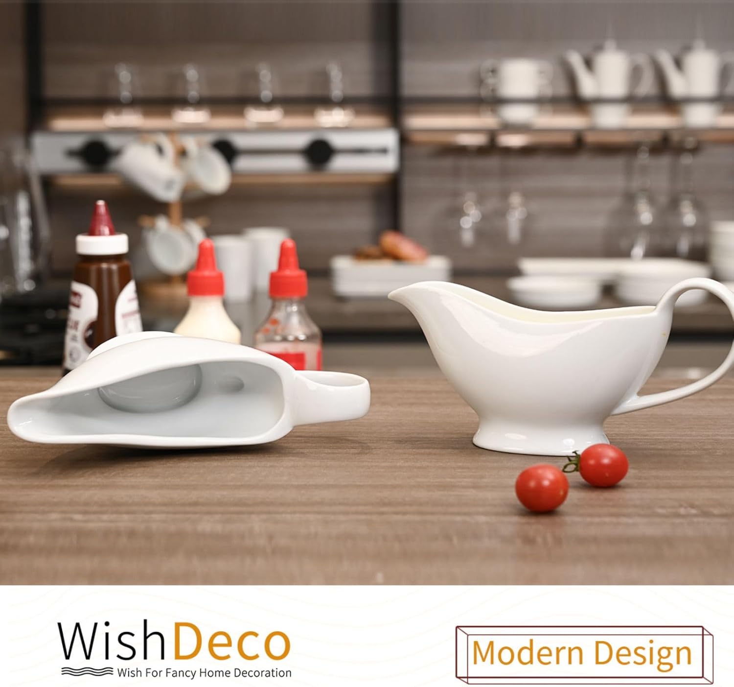 White Ceramic Sauce Jug Review: 8.5 oz, Versatile - Image 6