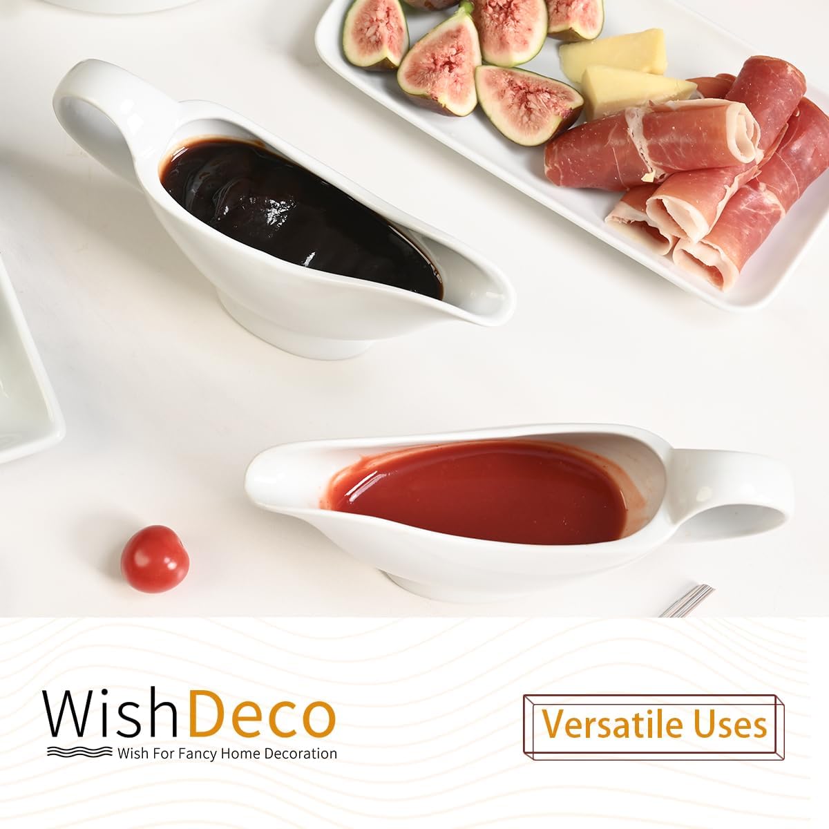 White Ceramic Sauce Jug Review: 8.5 oz, Versatile - Image 8