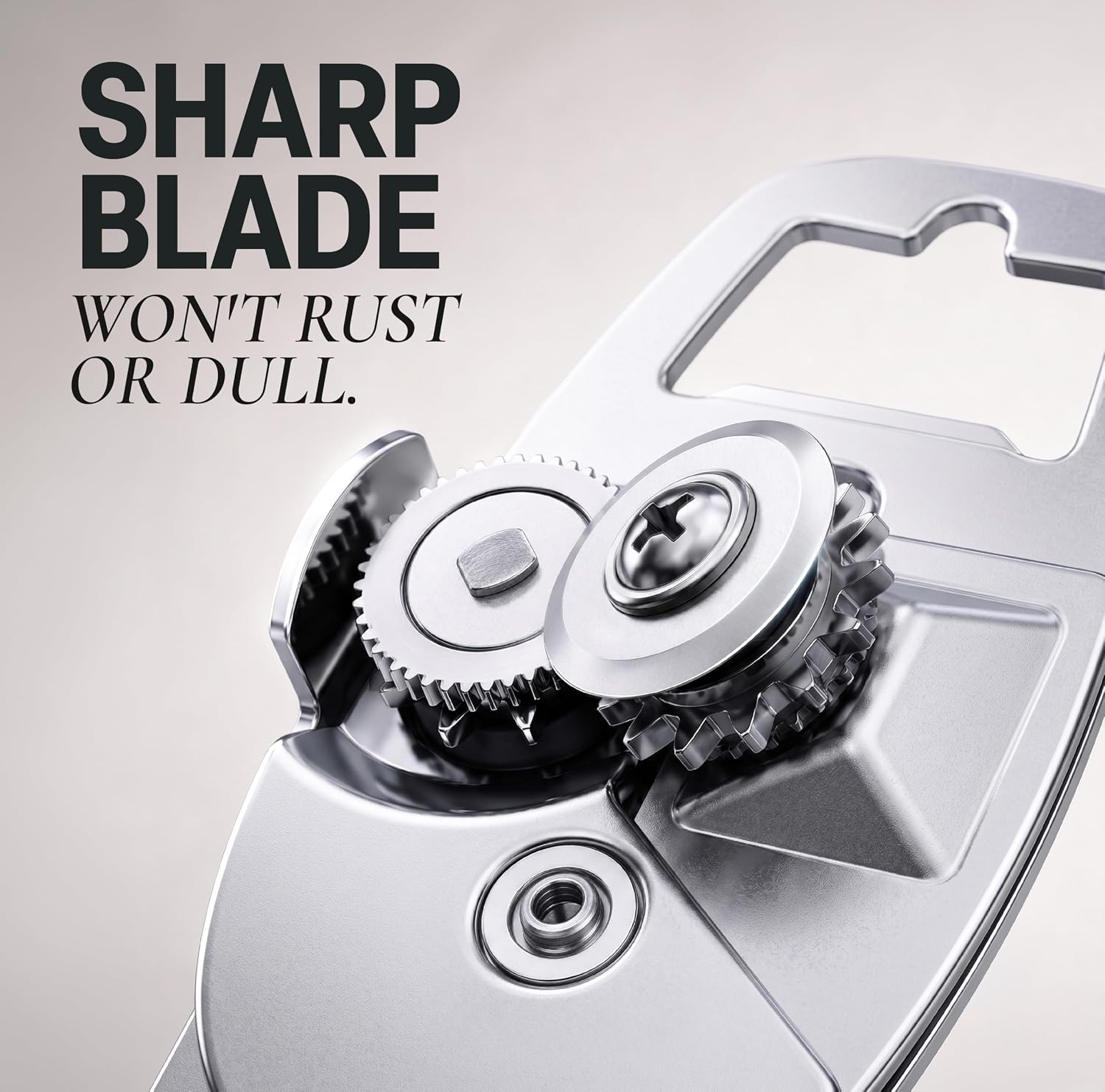 Zulay Heavy-Duty Manual Can/Bottle Opener Review: Stainless Steel, Rust-Proof, Soft Grip. - Image 4
