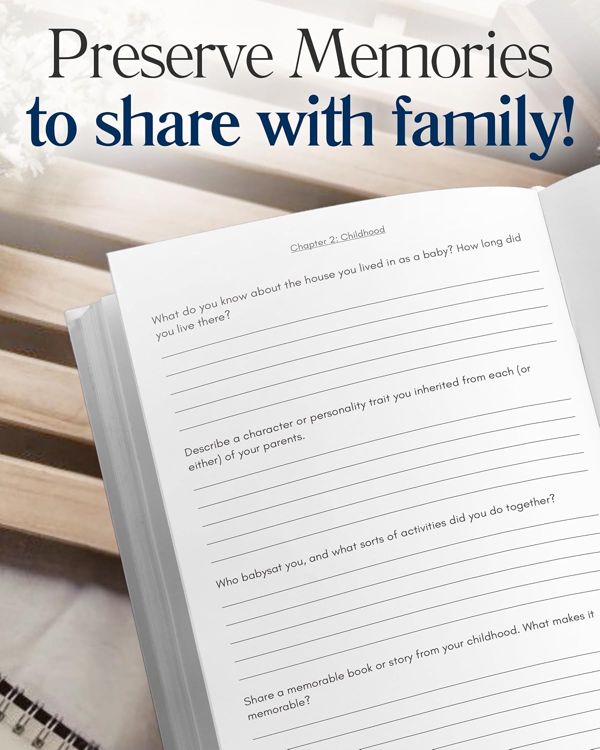 Pop Pop's Memory Journal: 250+ Prompts, A Grandparent's Keepsake. - Image 3
