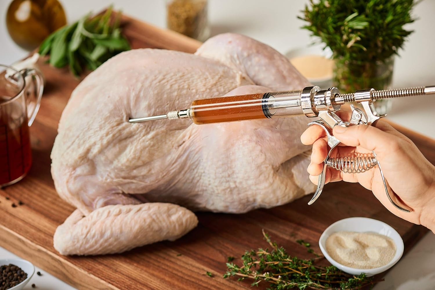 Pro Auto BBQ Marinade Injector: 2oz, 4 Needles, Case. Turkey Review. - Image 3