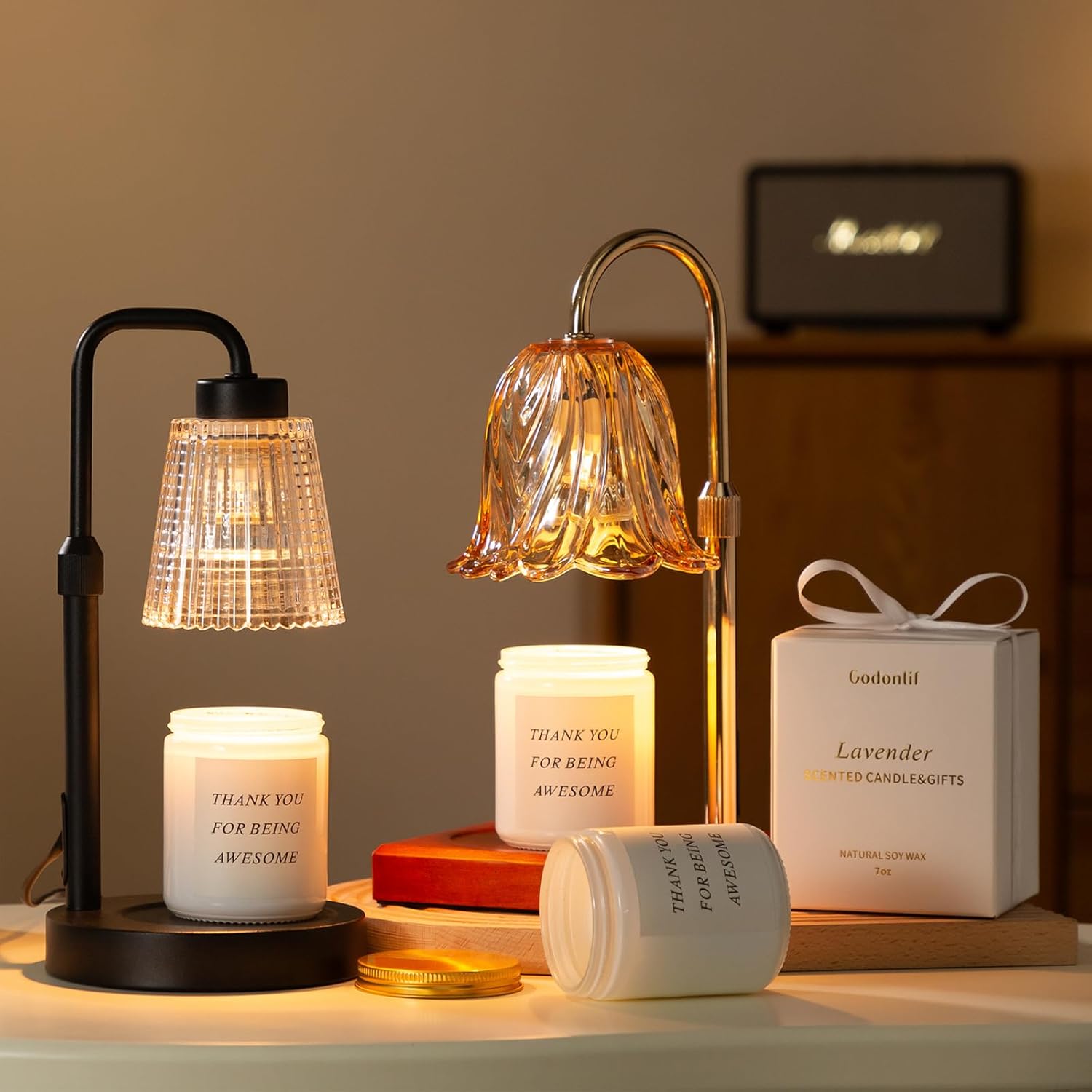 Dimmable Candle & Wax Warmer Lamp with Timer. Home Decor & Gifts. - Image 6