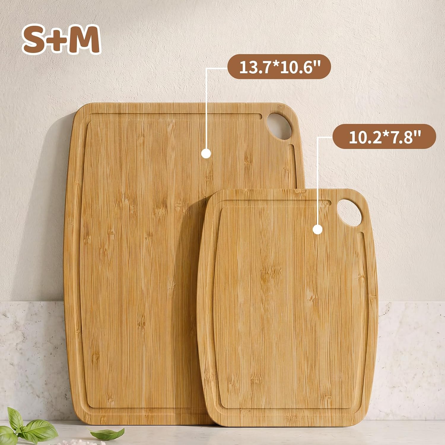 Dishwasher Safe Bamboo Kitchen Board: Reversible, Groove, Knife-Friendly, Lightweight - Image 4