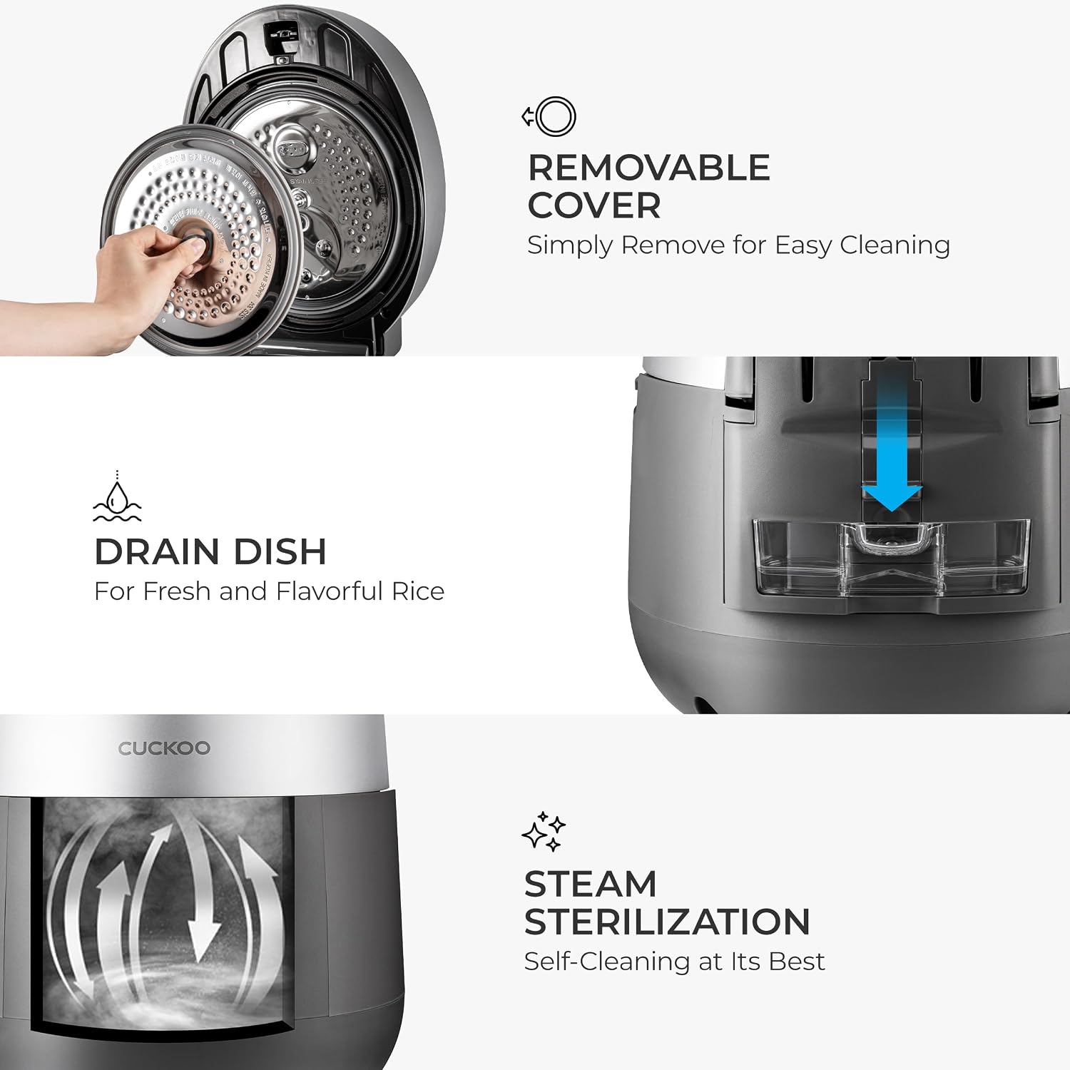 Cuckoo Twin Pressure 10-Cup Rice Cooker Review: Fast, Auto-Clean, Korea - Image 6