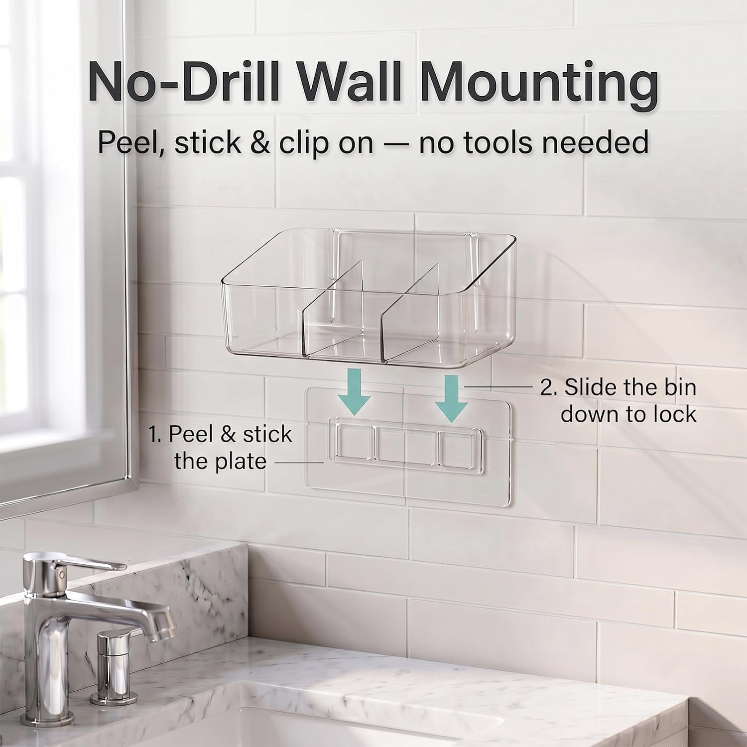 JessLab Clear Acrylic Organizers Review: Versatile Wall Mount Open Front Bins - Image 3