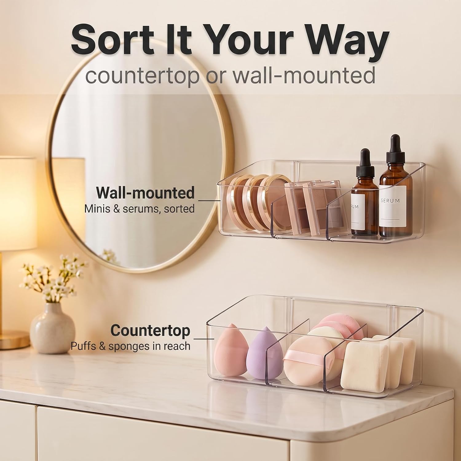 JessLab Clear Acrylic Organizers Review: Versatile Wall Mount Open Front Bins - Image 4
