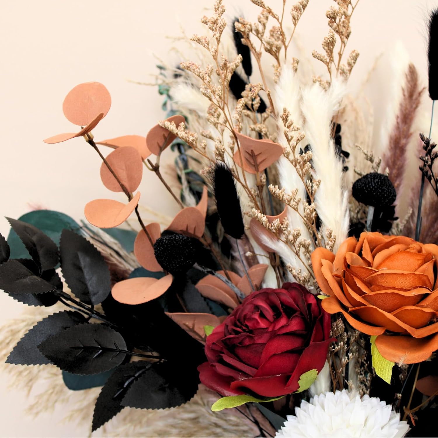 Fall Dried & Faux Floral Centerpieces: Deluxe Table Decor for Holidays & Home. - Image 4