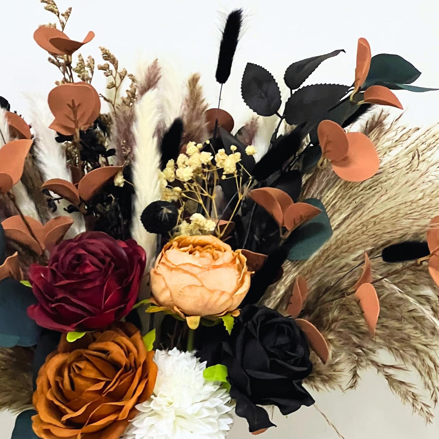 Fall Dried & Faux Floral Centerpieces: Deluxe Table Decor for Holidays & Home. - Image 7