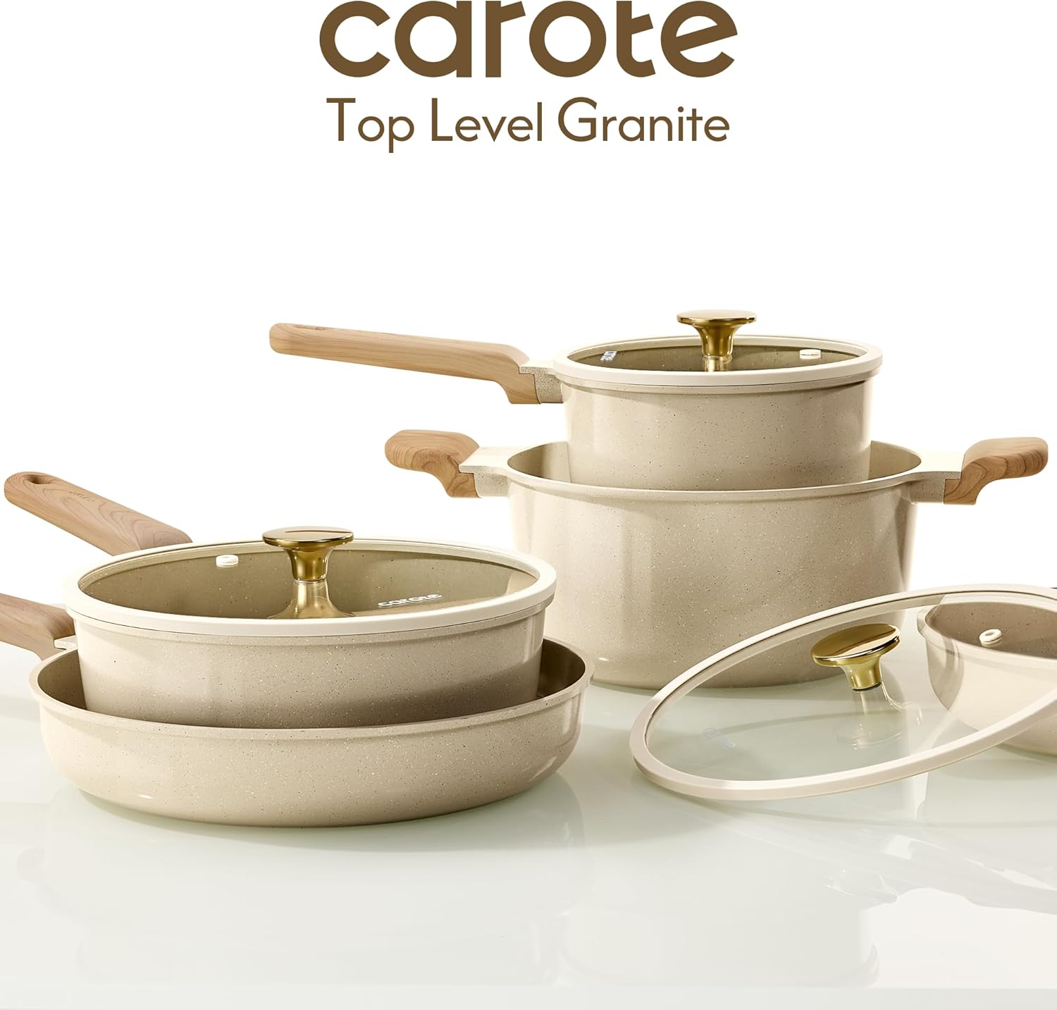 CAROTE 14pc PFAS-Free Ceramic Cookware Review: Healthy, Induction, Easy Clean. - Image 8