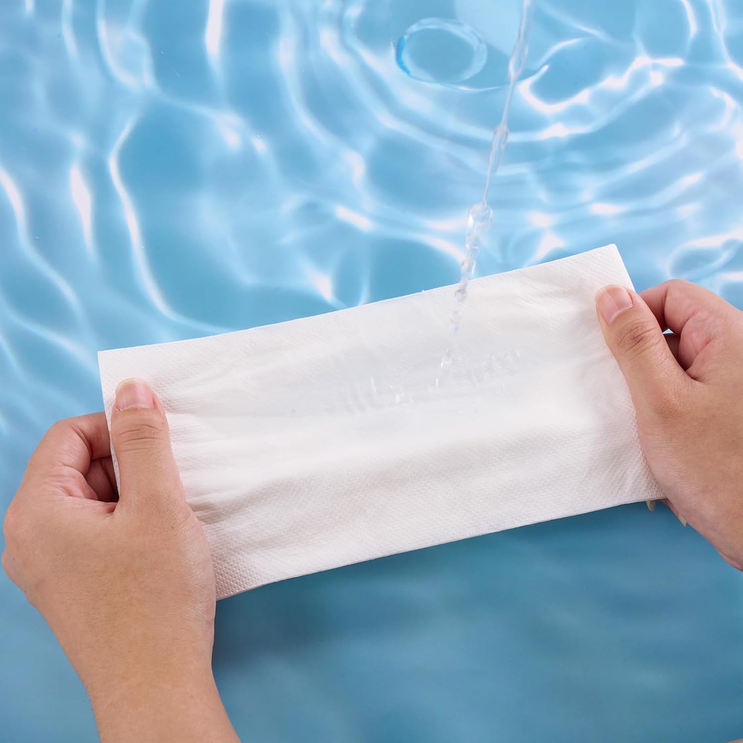 200 Soft 2-Ply White Disposable Guest Napkins/Towels for Parties - Image 5