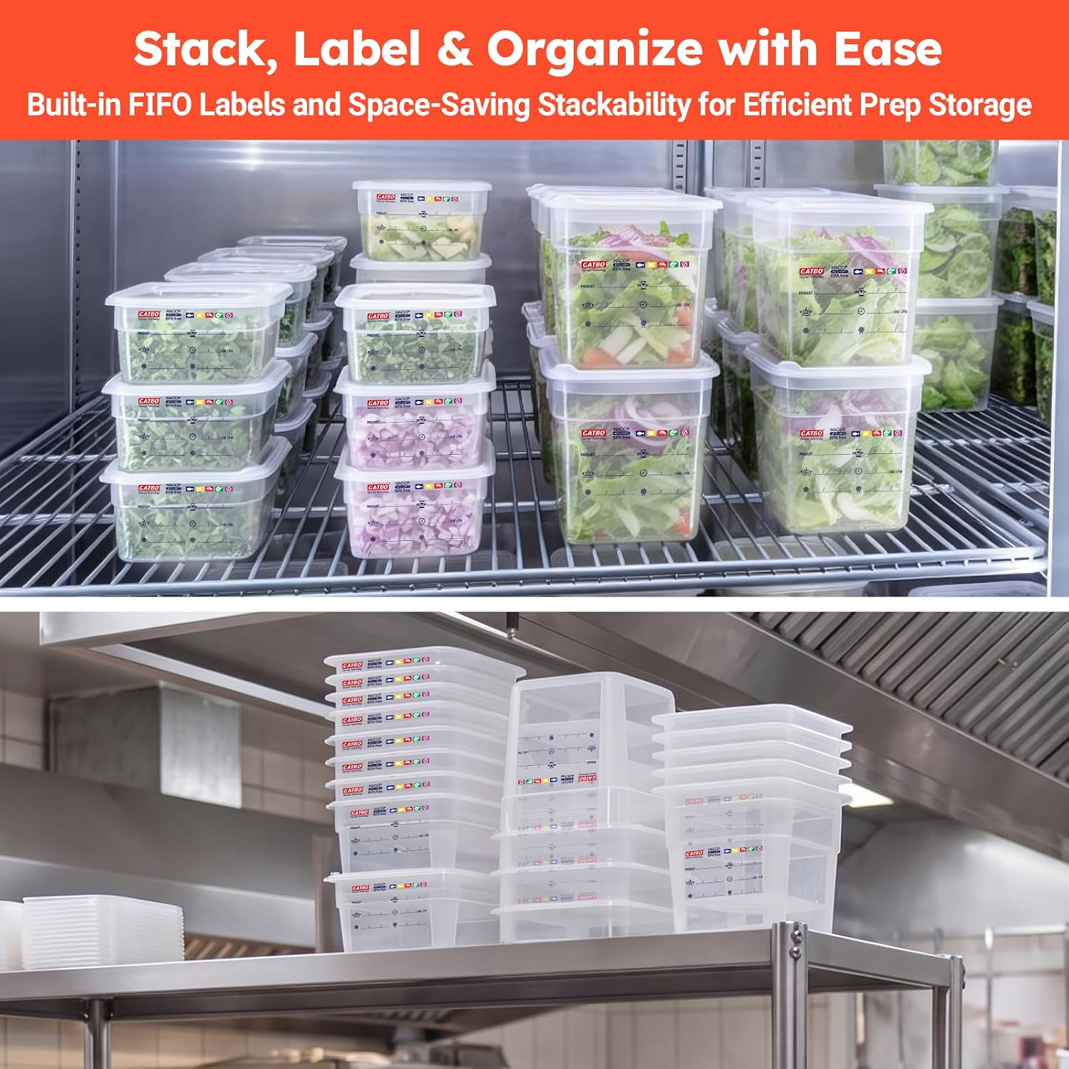 10-Pack Food Storage Containers Review: Lids, Labels, Mixed Sizes, Commercial Grade - Image 3