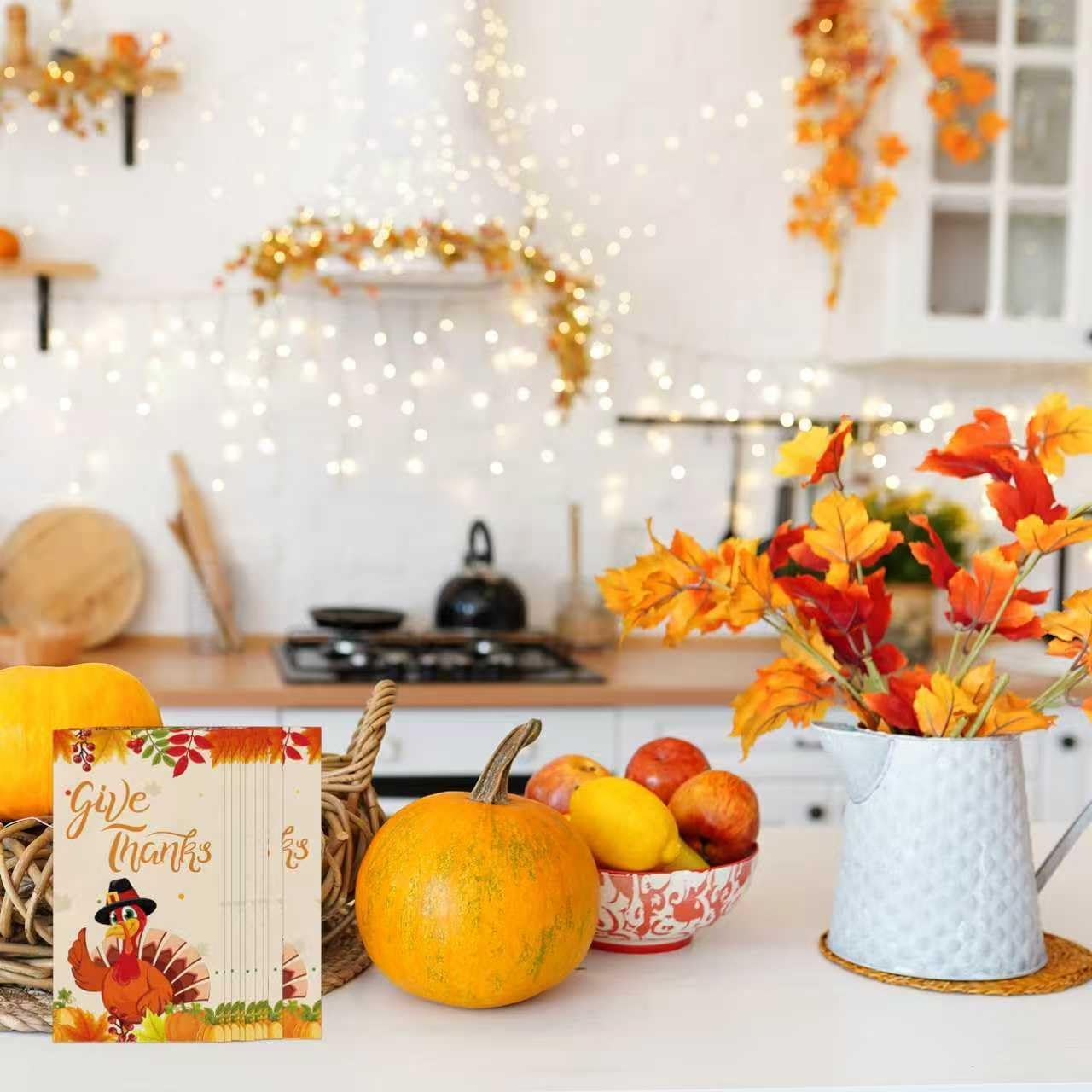 80-Count Fall Turkey Paper Napkins - Disposable Thanksgiving Decor - Image 6