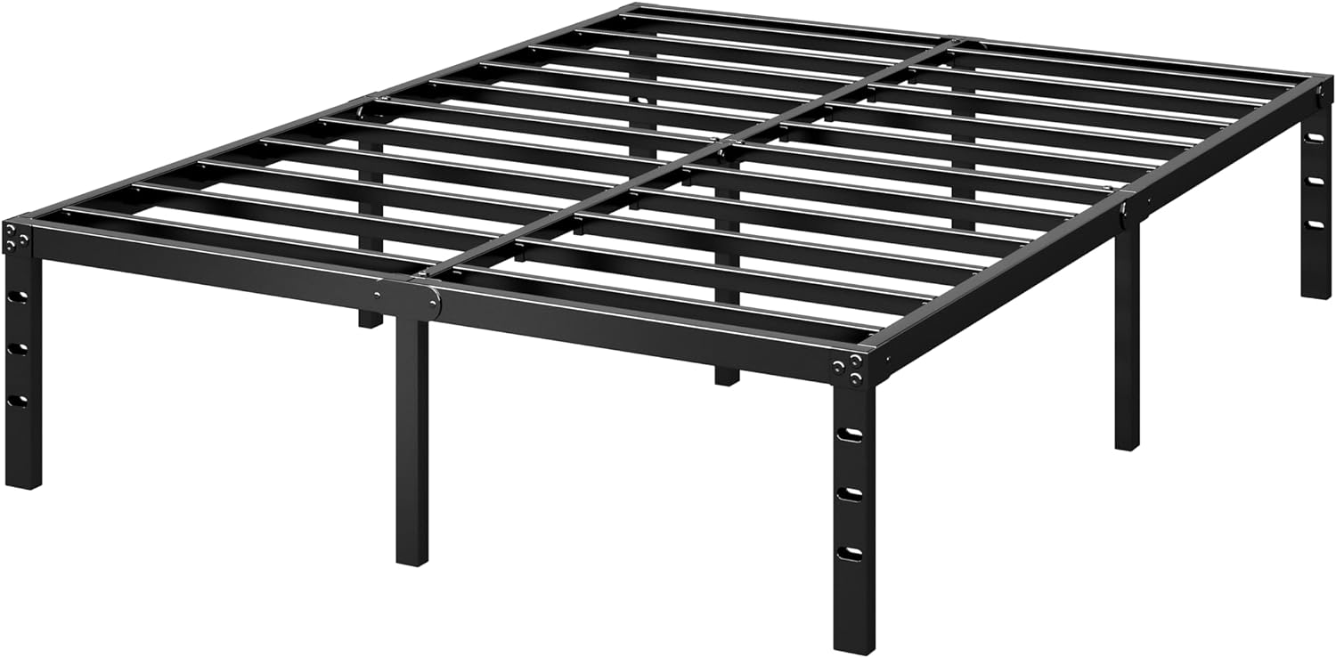 Black Queen Platform Bed Review: 18" Tall, No Box Spring, Sturdy, Easy Assembly. - Image 8