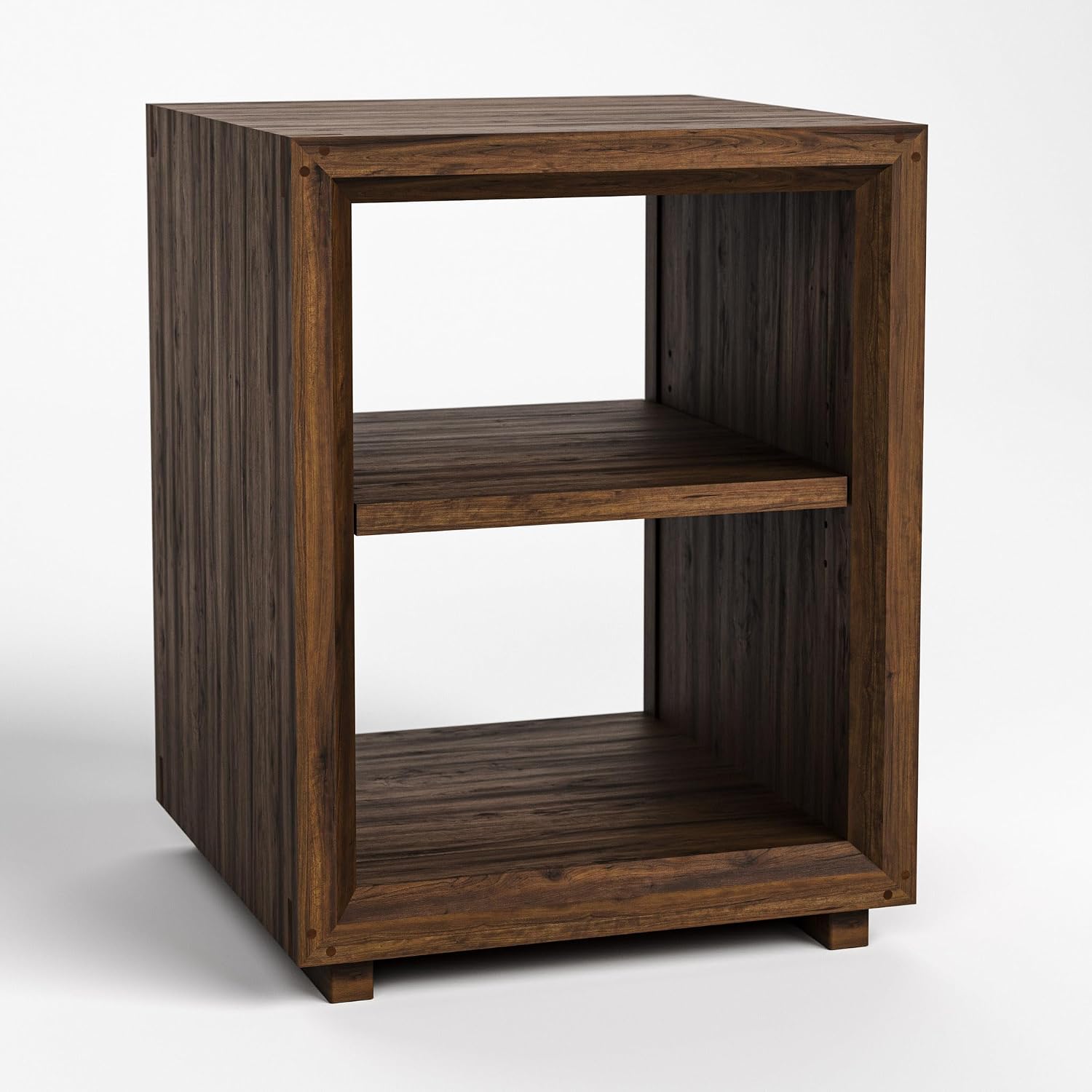 Saranac Walnut Side/End Table Review - USA Made, Sustainable, Adj Shelf, Sled Base. - Image 4