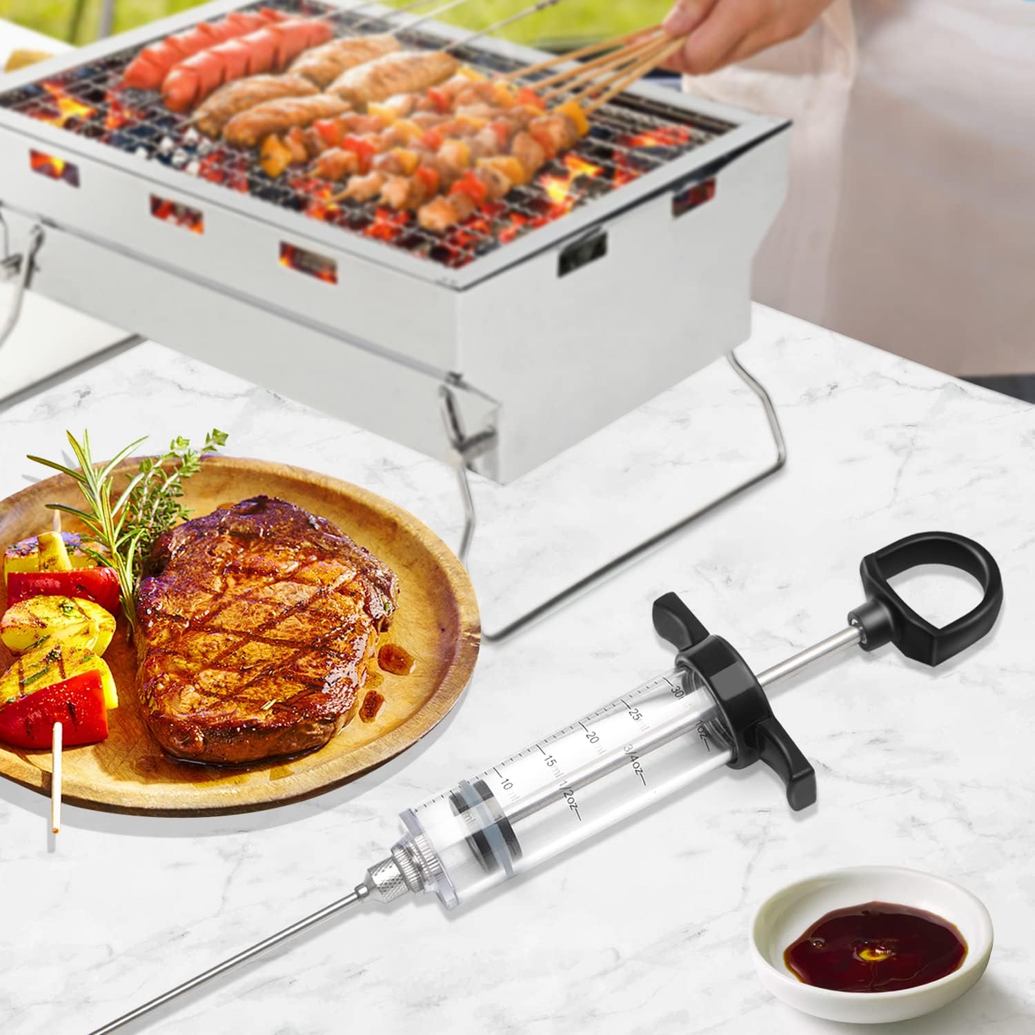 Tri-Sworker 1oz Meat Injector Kit Review: 3 Syringe Needles for Smoker - Image 6