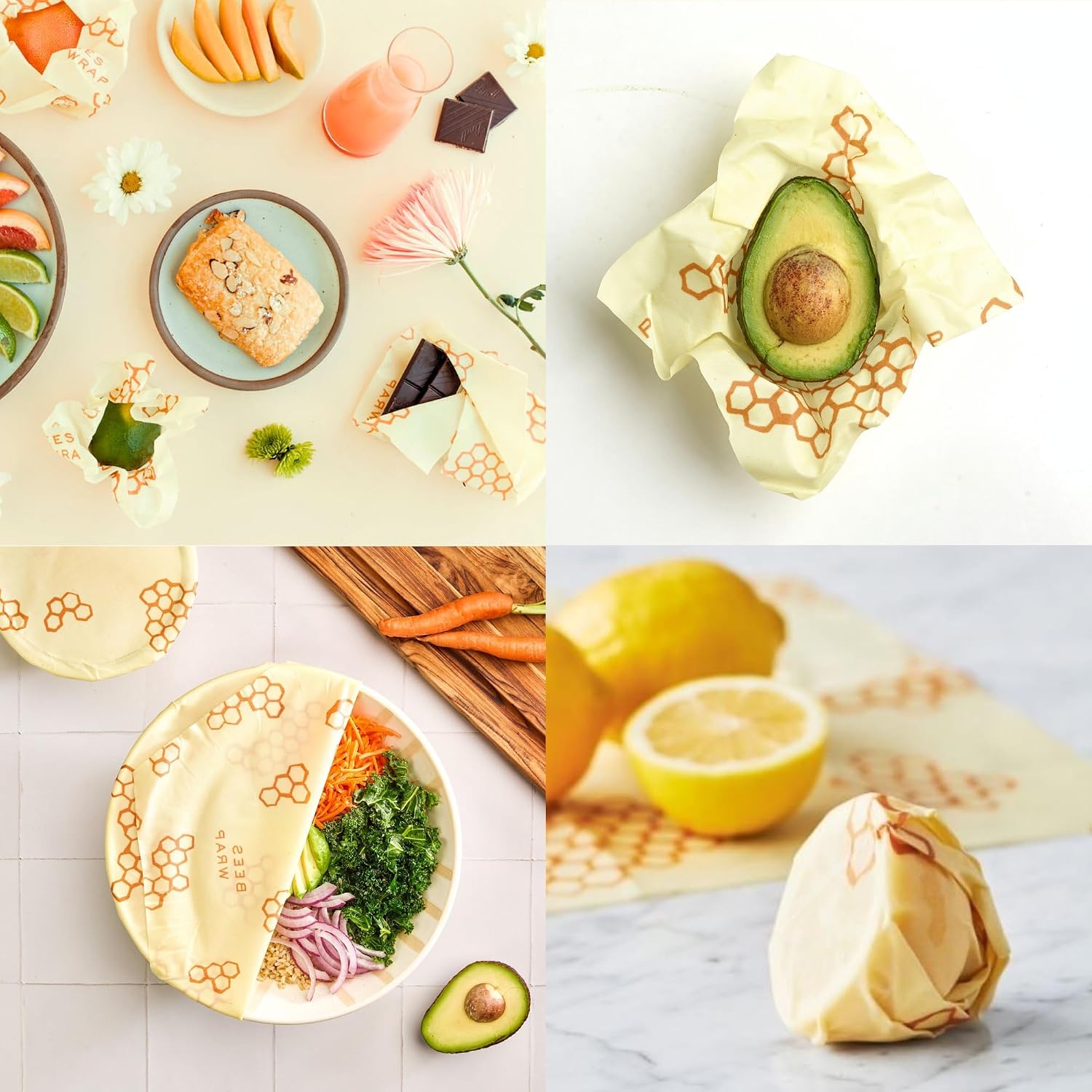 Bee's Wrap Review: Organic Beeswax Food Wraps 3-Pack for Plastic-Free Storage - Image 3