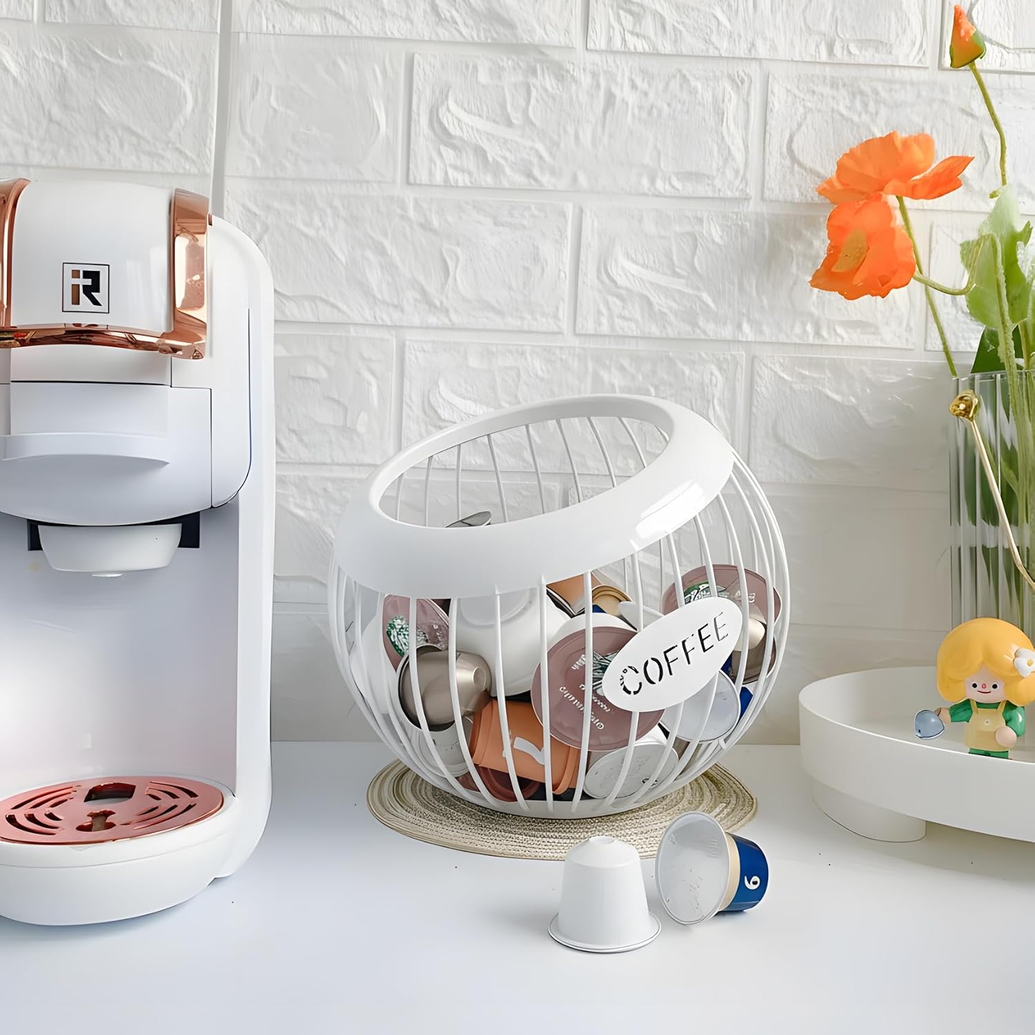 Large Capacity White Coffee Pod Holder Review - Image 2