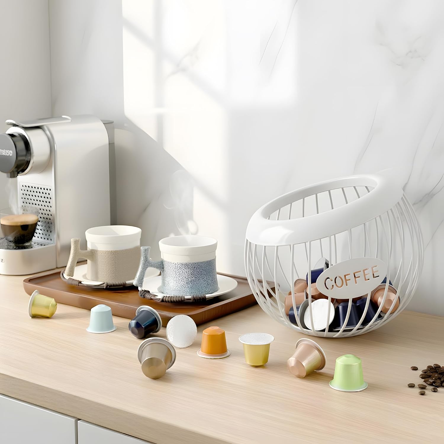 Large Capacity White Coffee Pod Holder Review - Image 3