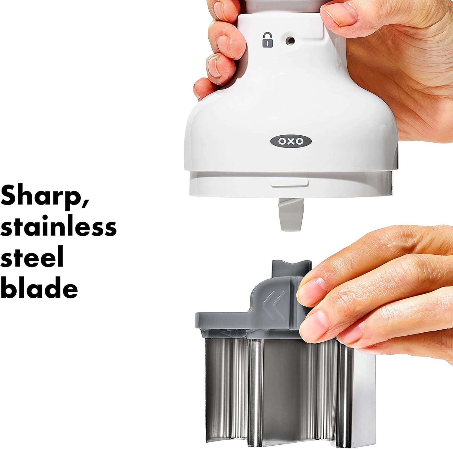 OXO Good Grips Chopper: Easy-Press Blade, Non-Slip, Dices for Quick Meal Prep - Image 3