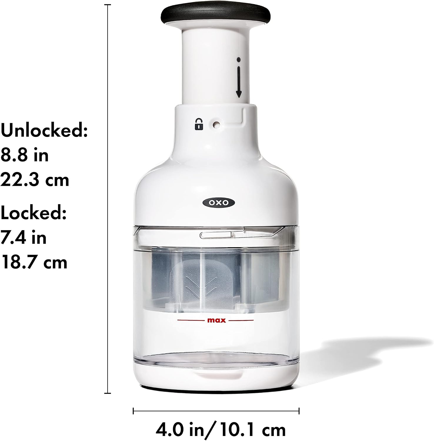 OXO Good Grips Chopper: Easy-Press Blade, Non-Slip, Dices for Quick Meal Prep - Image 6