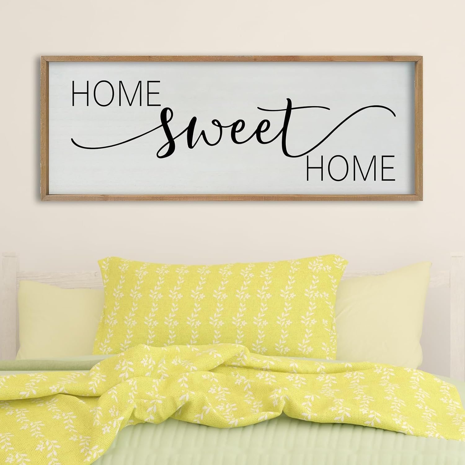 Large Wood 'Home Sweet Home' Sign - Modern Farmhouse Rustic Wall Decor - Image 7