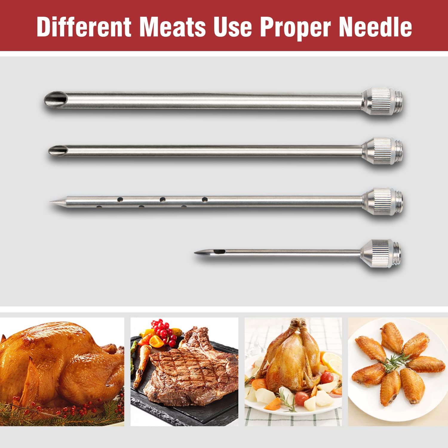 Tri-Sworker Meat Injector Kit for Smoking. 4 Needles, Case, Manual. Review. - Image 3