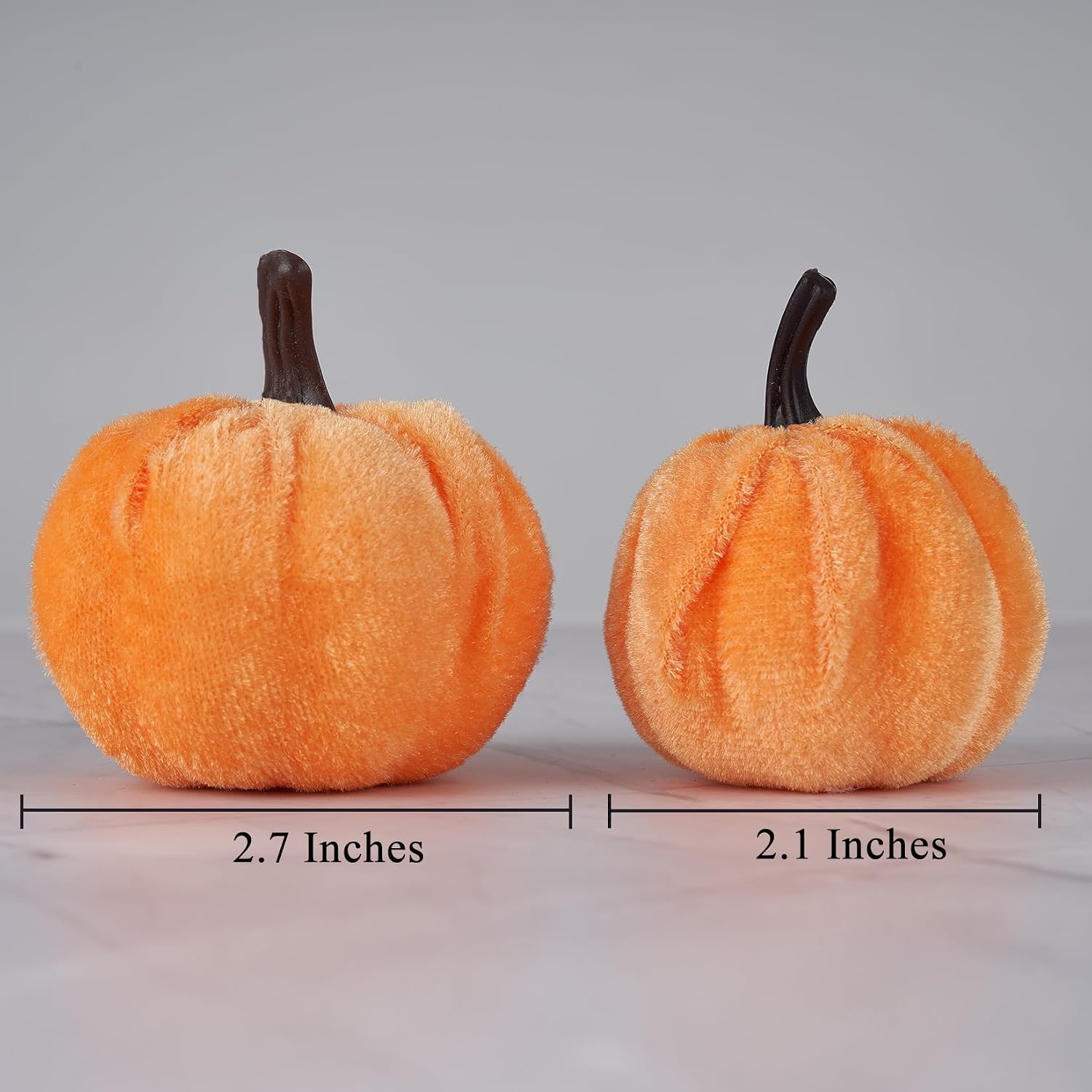 12pcs Artificial Velvet Pumpkins: Fall Thanksgiving Decor Review - Image 3