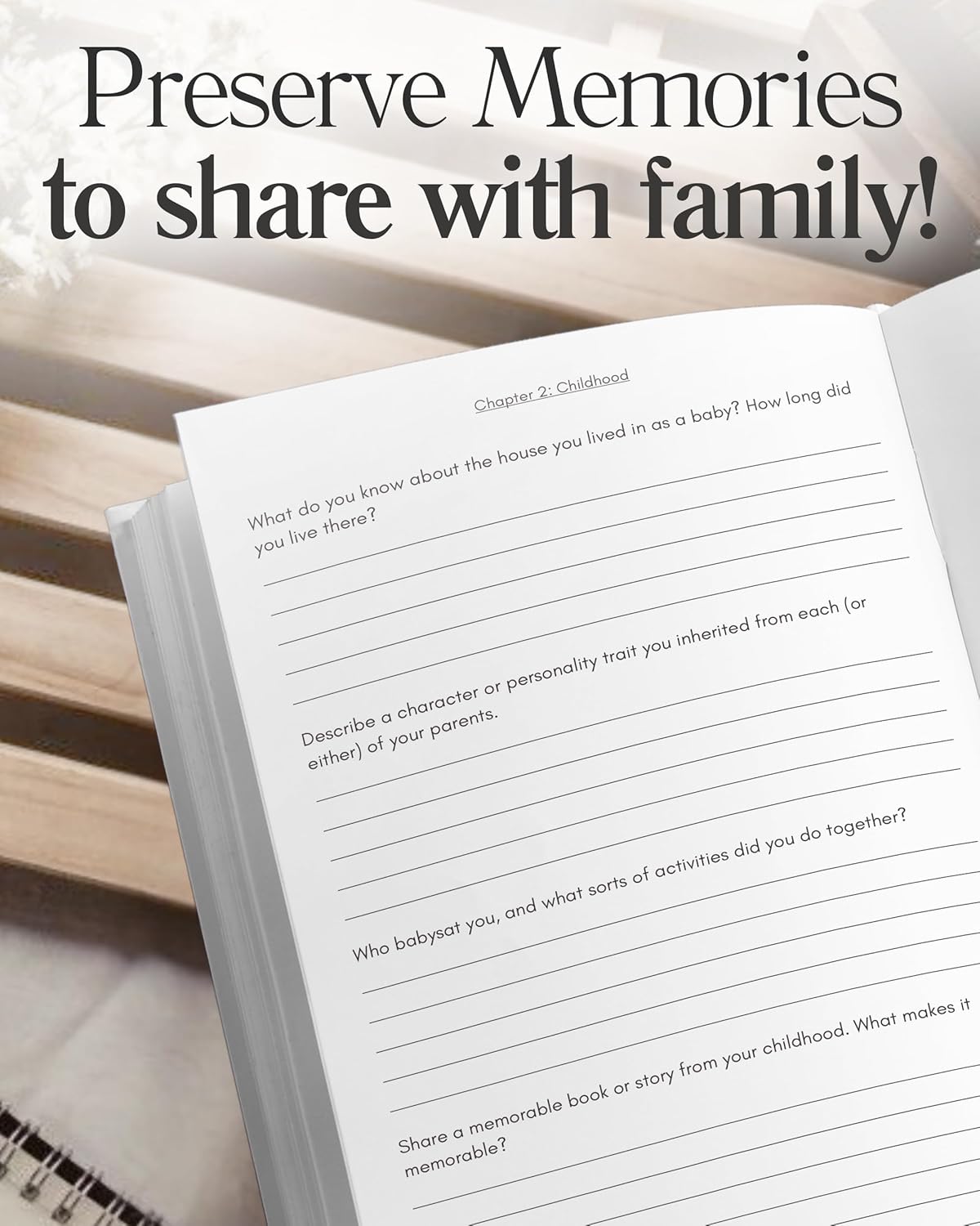 Grandpa's Life Story Journal: A Prompted Memory Keepsake. - Image 4