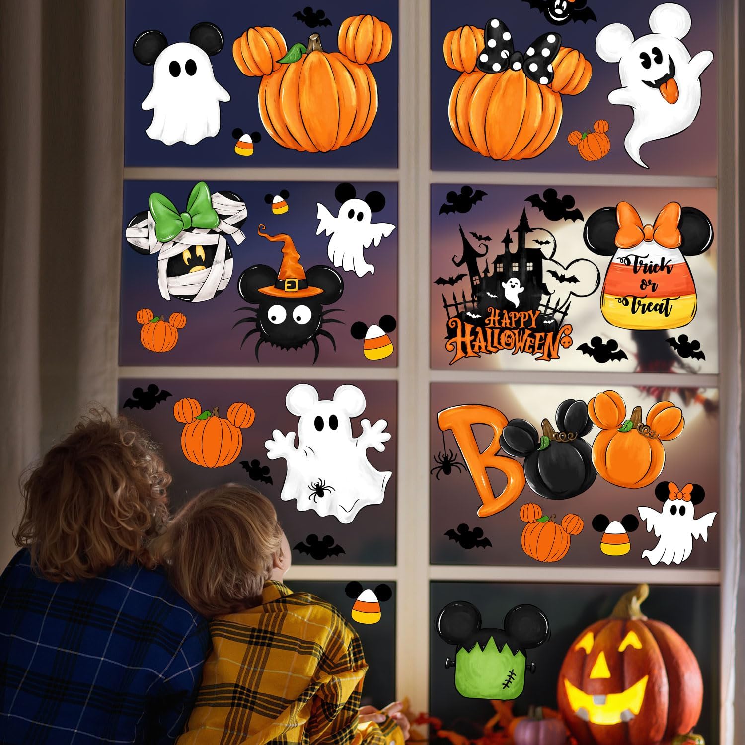 Halloween Window Clings Review: Ghost, Pumpkin & Bat Decals - Image 3
