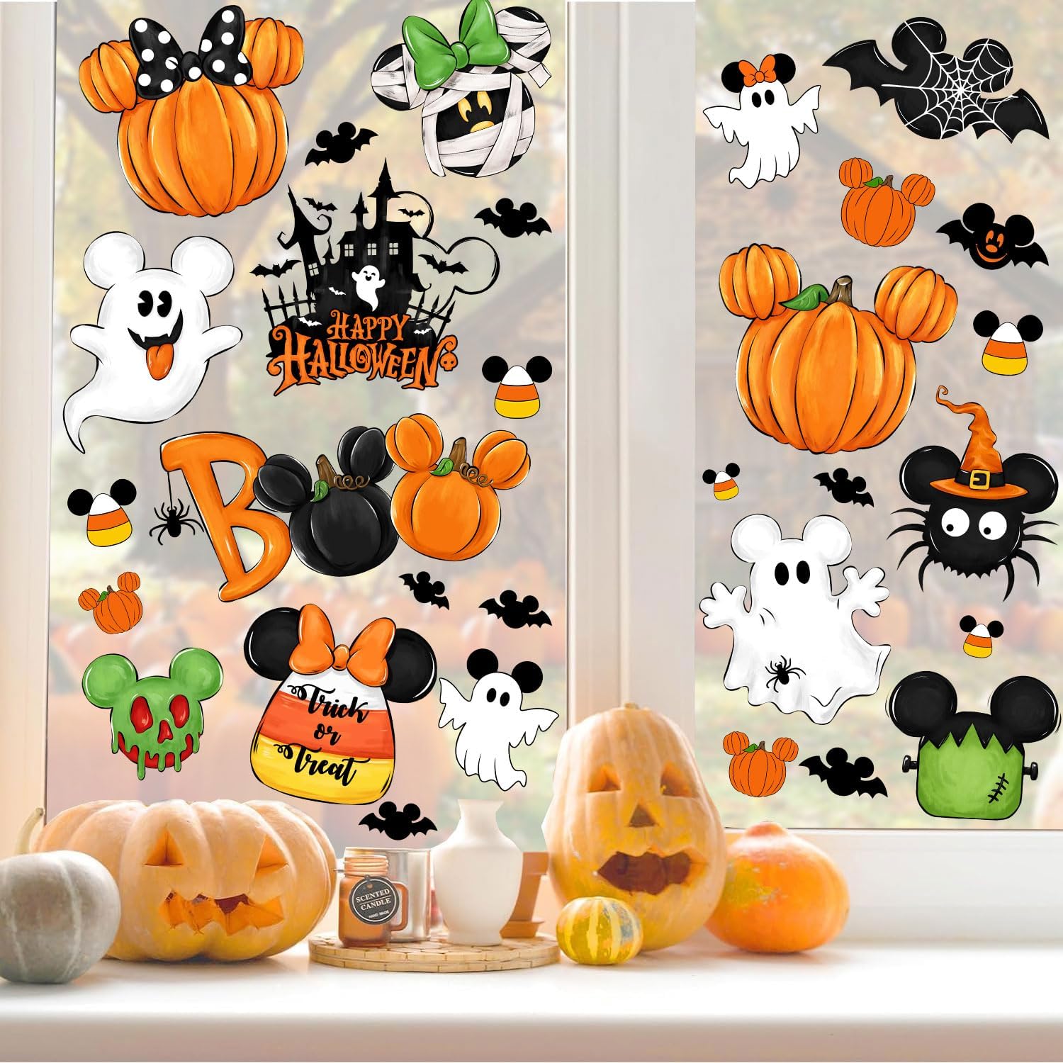 Halloween Window Clings Review: Ghost, Pumpkin & Bat Decals - Image 4