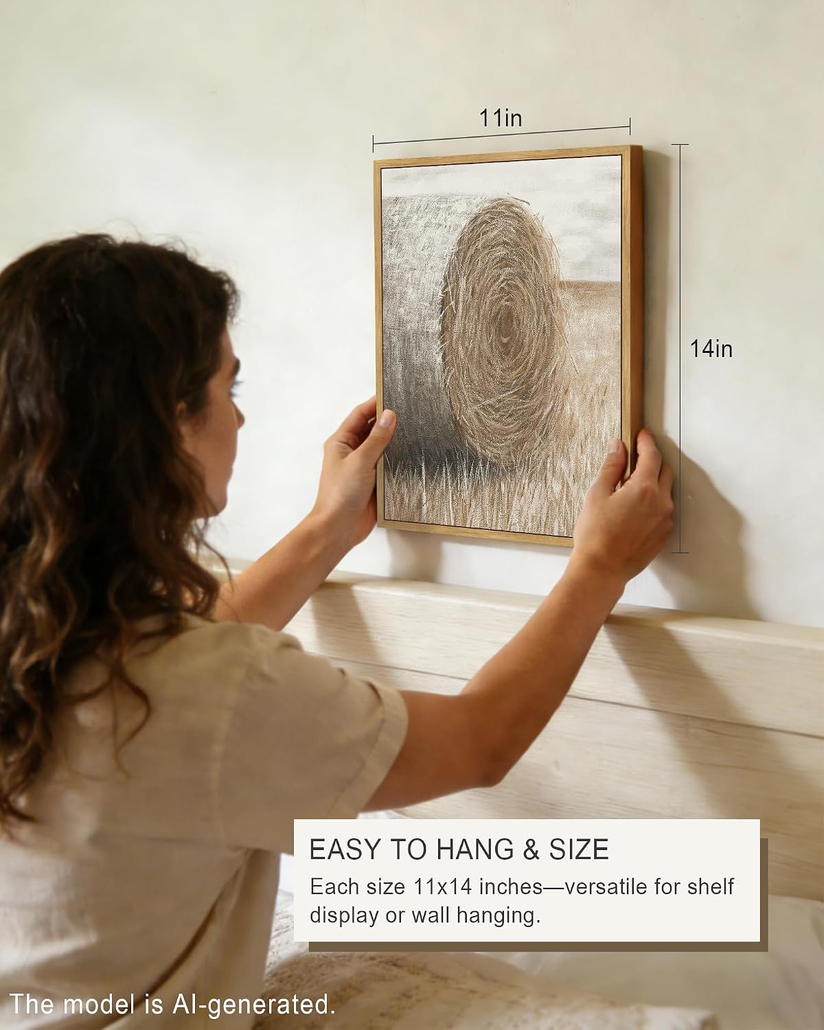 Rustic Windmill Barn Farmhouse Canvas Art - Framed Home Decor Review - Image 4